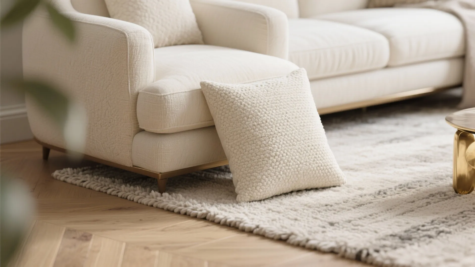 1. Cream on cream with texture