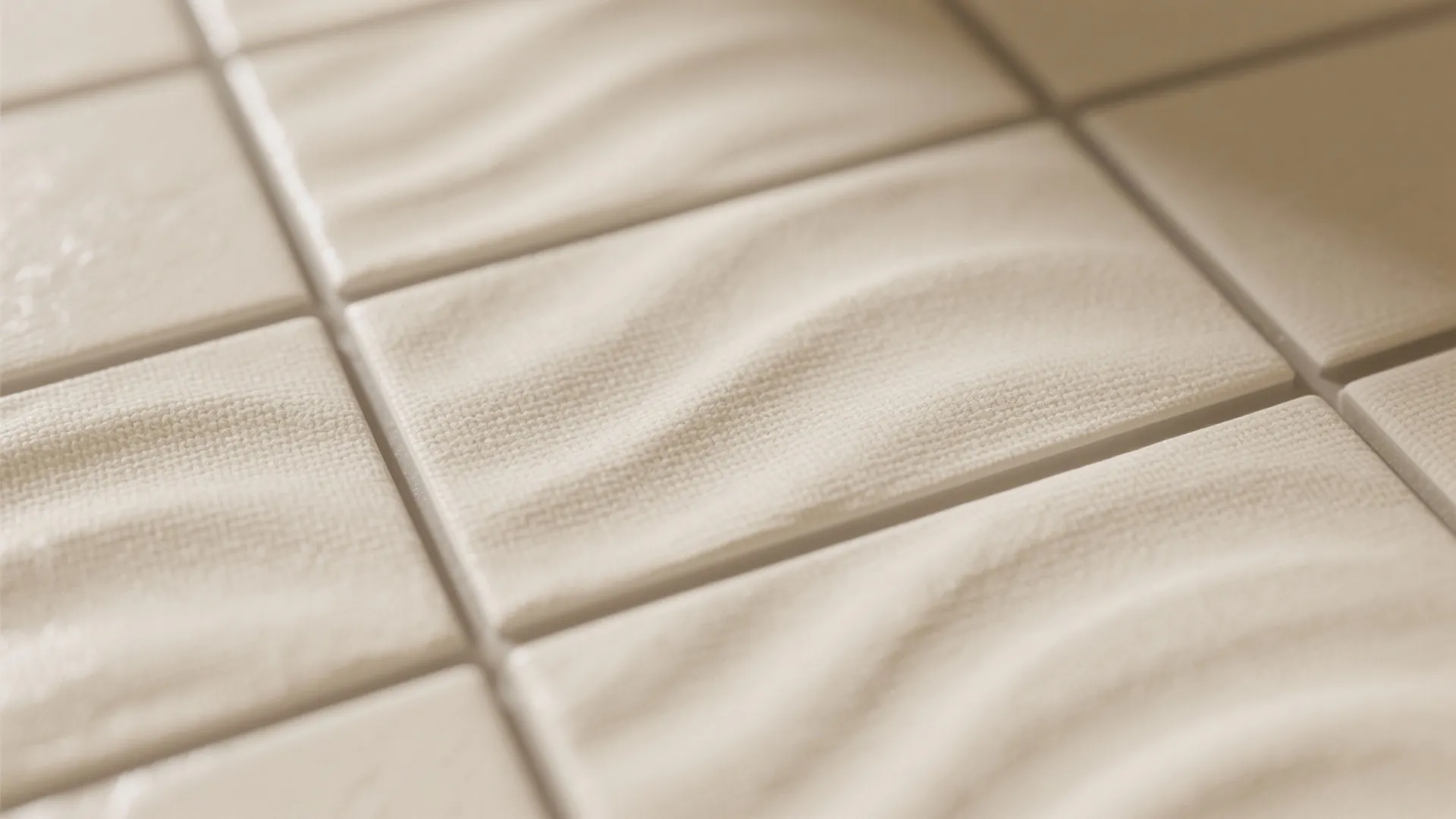2. Cream Tiles with Subtle Texture