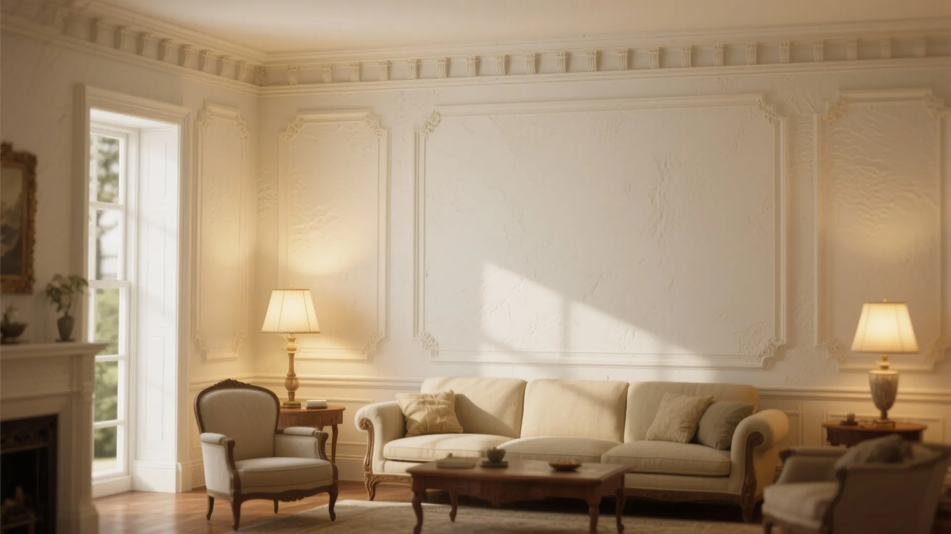 4. Pick creamy whites for traditional charm