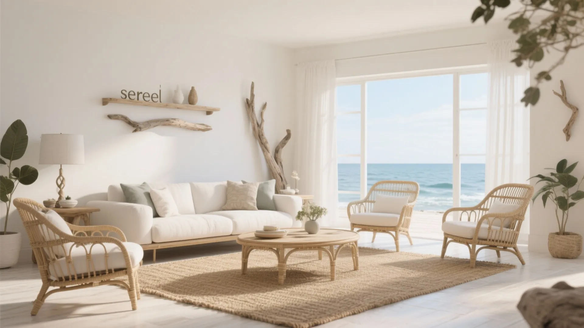 3. Creamy Whites with Natural Textures