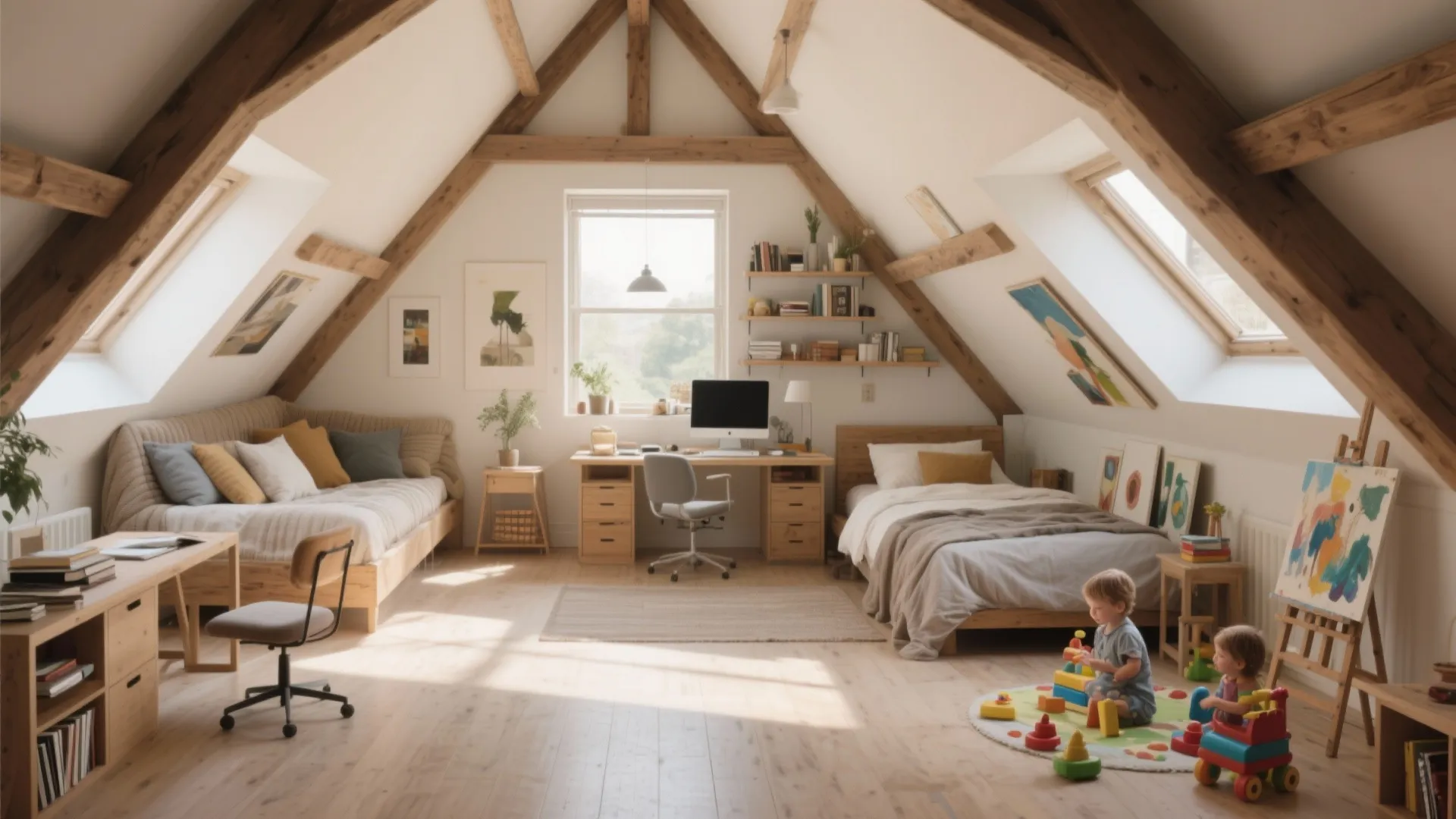 Transform Your Attic with These Stunning Design Ideas: Discover How Coohom Can Help You Make the Most of Your Attic Space