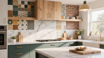 10 Creative Kitchen Backsplash Ideas