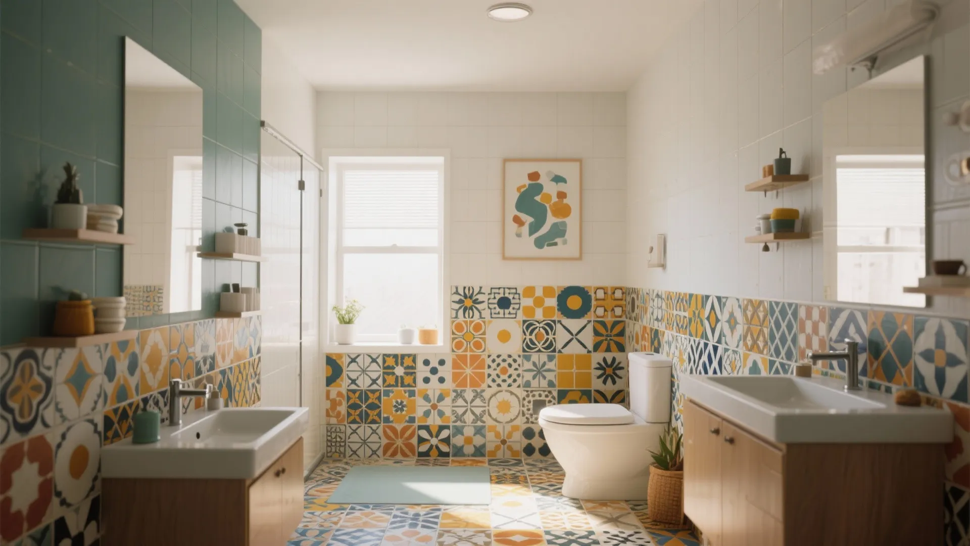 10 Creative Bathroom Tile Painting Ideas: Transform Your Bathroom with These Tile Painting Tips from My Design Experience