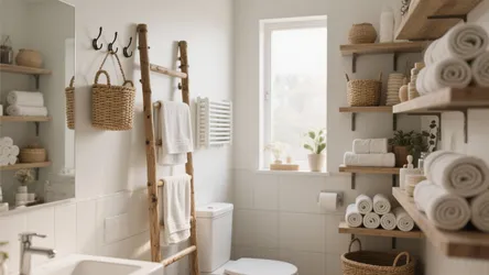10 Creative Bathroom Towel Ideas