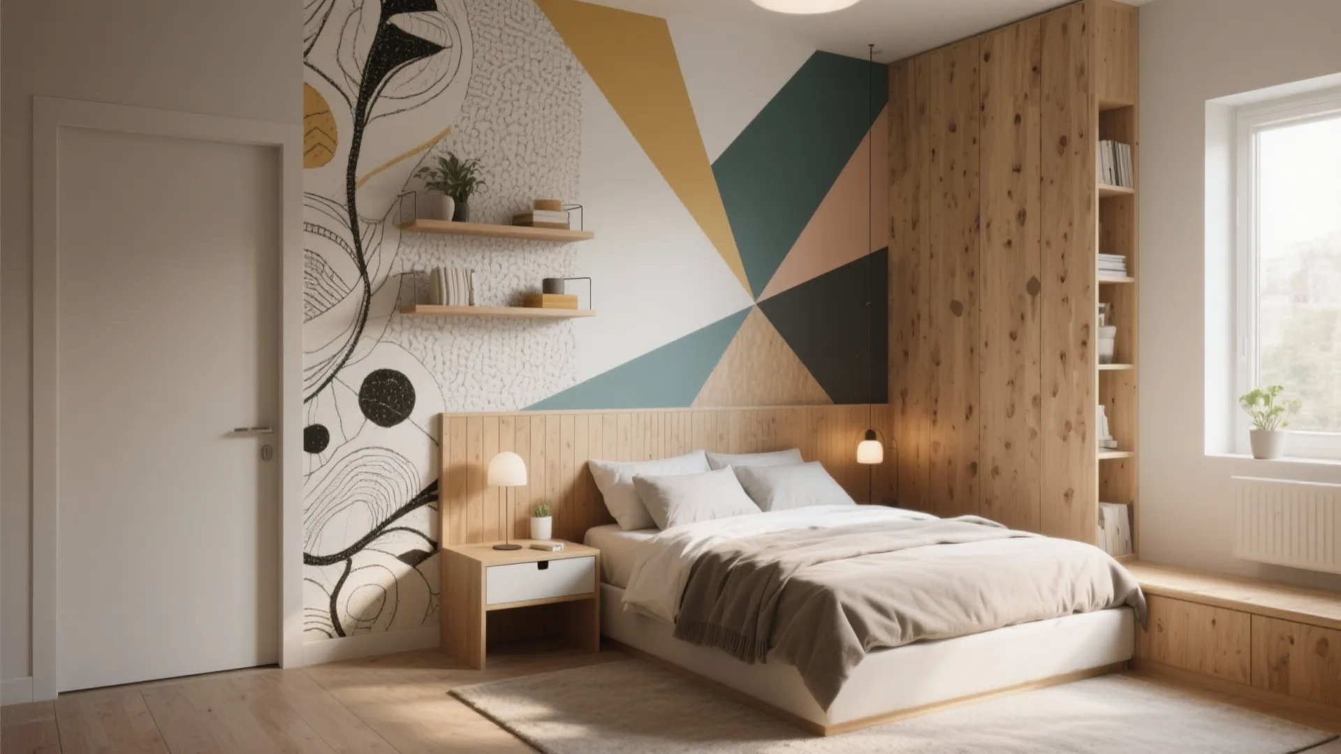 5 Creative Bedroom Wall Ideas: Transform Your Sleep Space with These 5 Inspiring Wall Designs