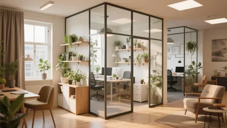 10 Clever Office Room Partition Ideas