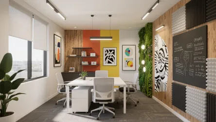 10 Wall Design Ideas for Office Spaces