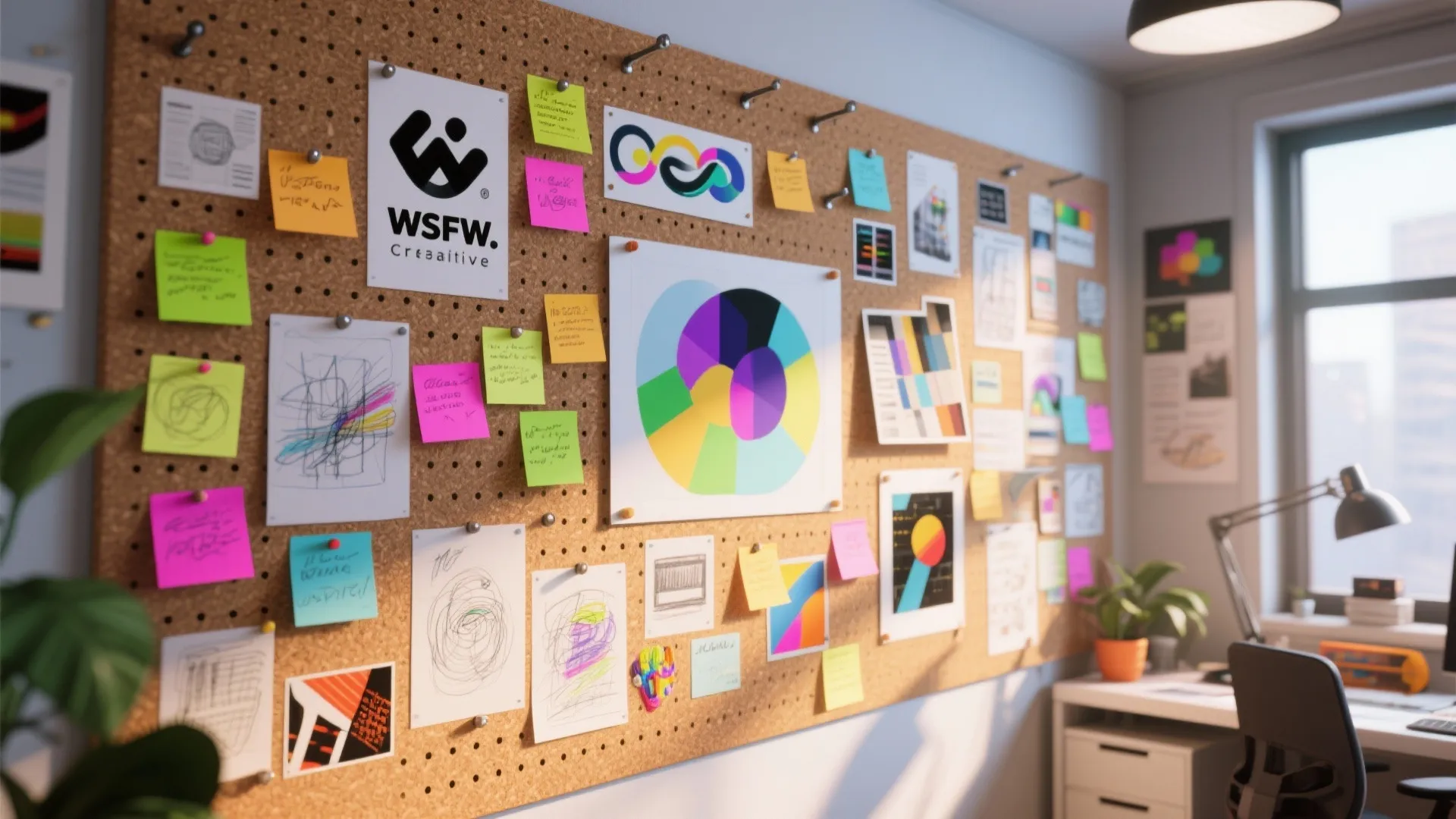 6. Creative Studio Wall