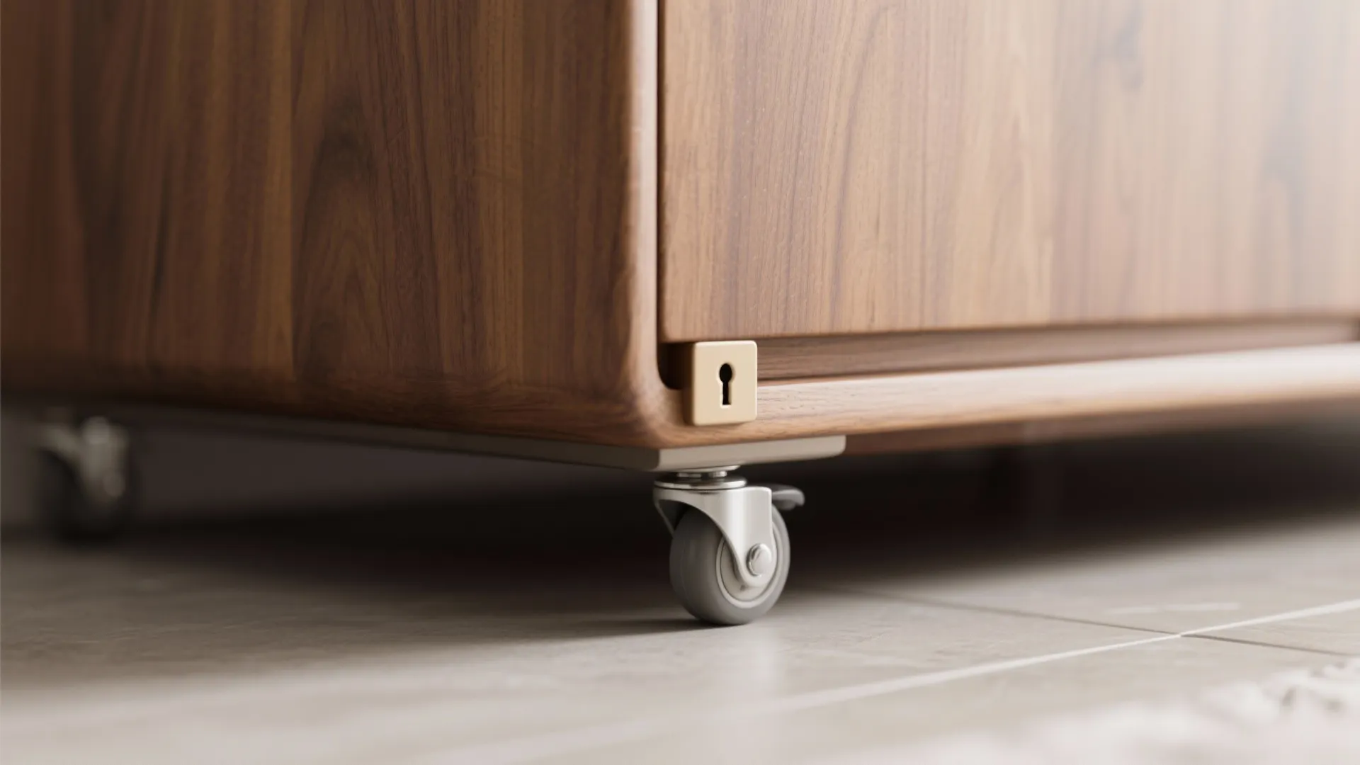 Flexible living-dining zoning with light and movable storage