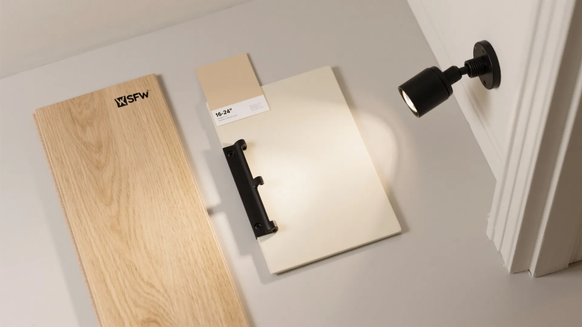 5) Closed-Base Credenza + Spotlighted Vignettes