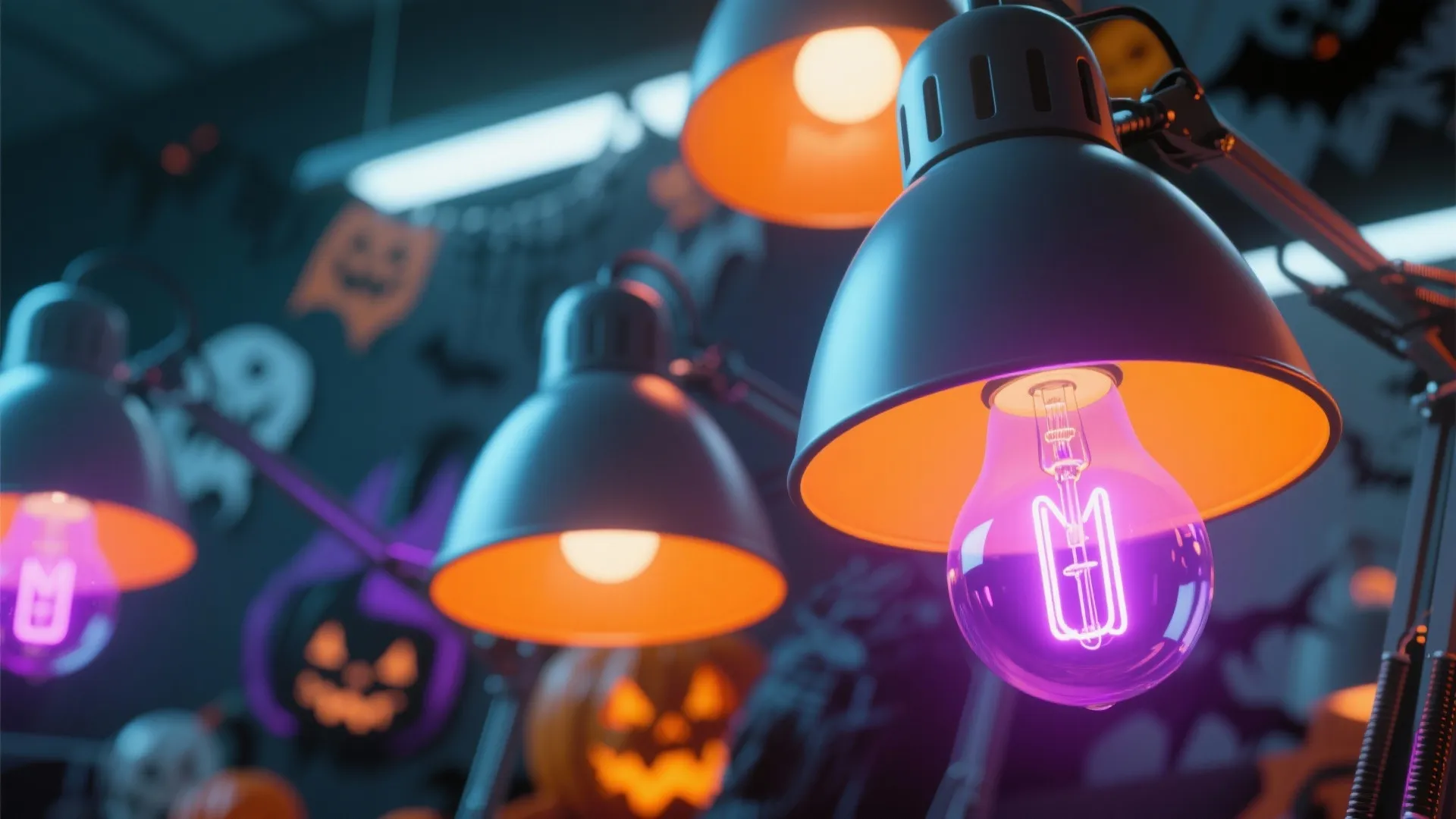 7. Creepy Lighting Effects