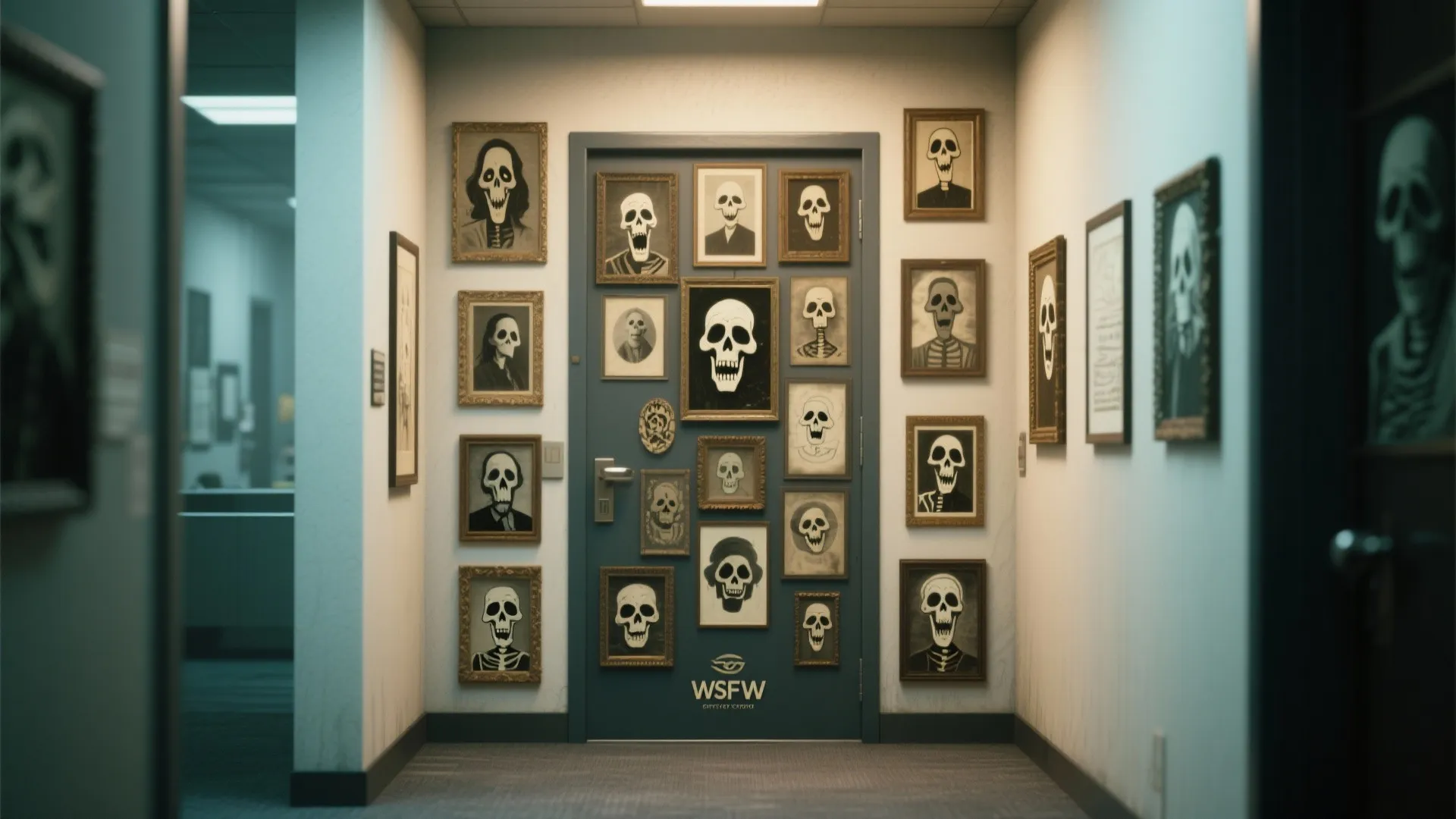 8. Creepy Portrait Gallery