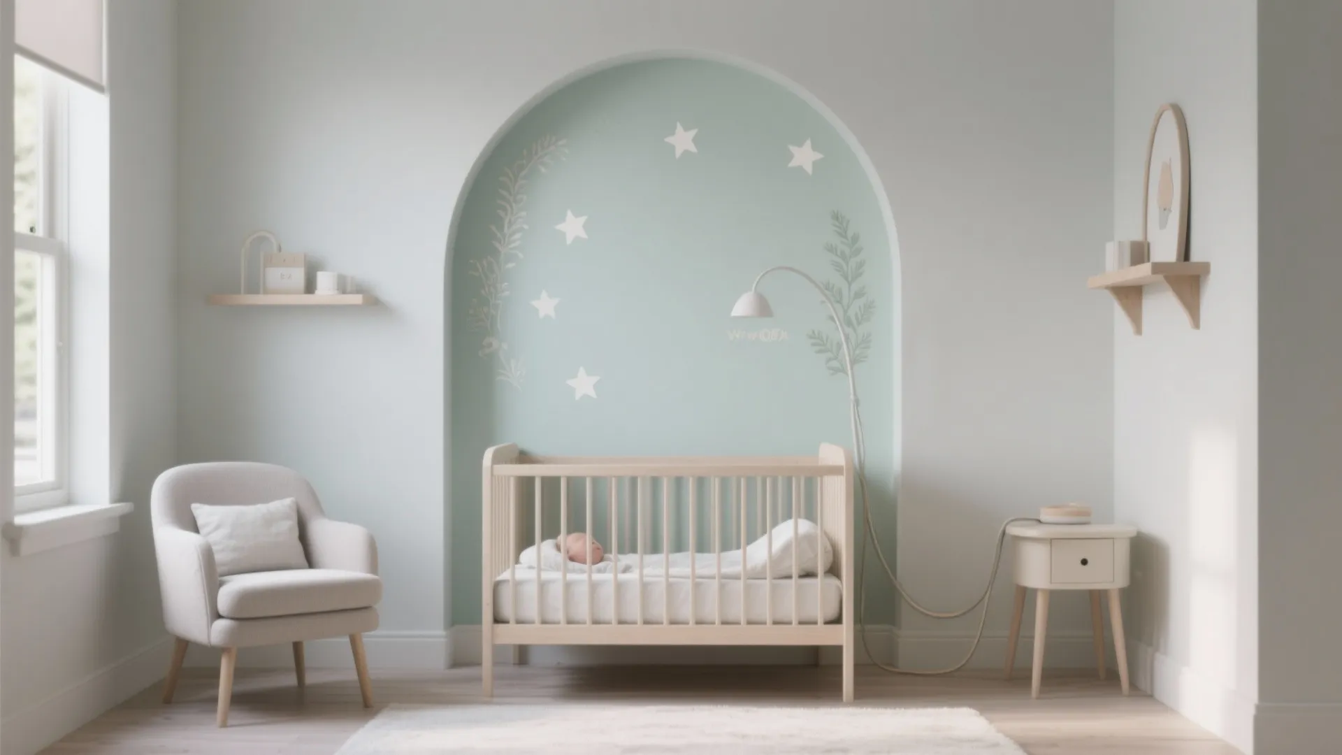 Safe-and-Sweet Crib Backdrop