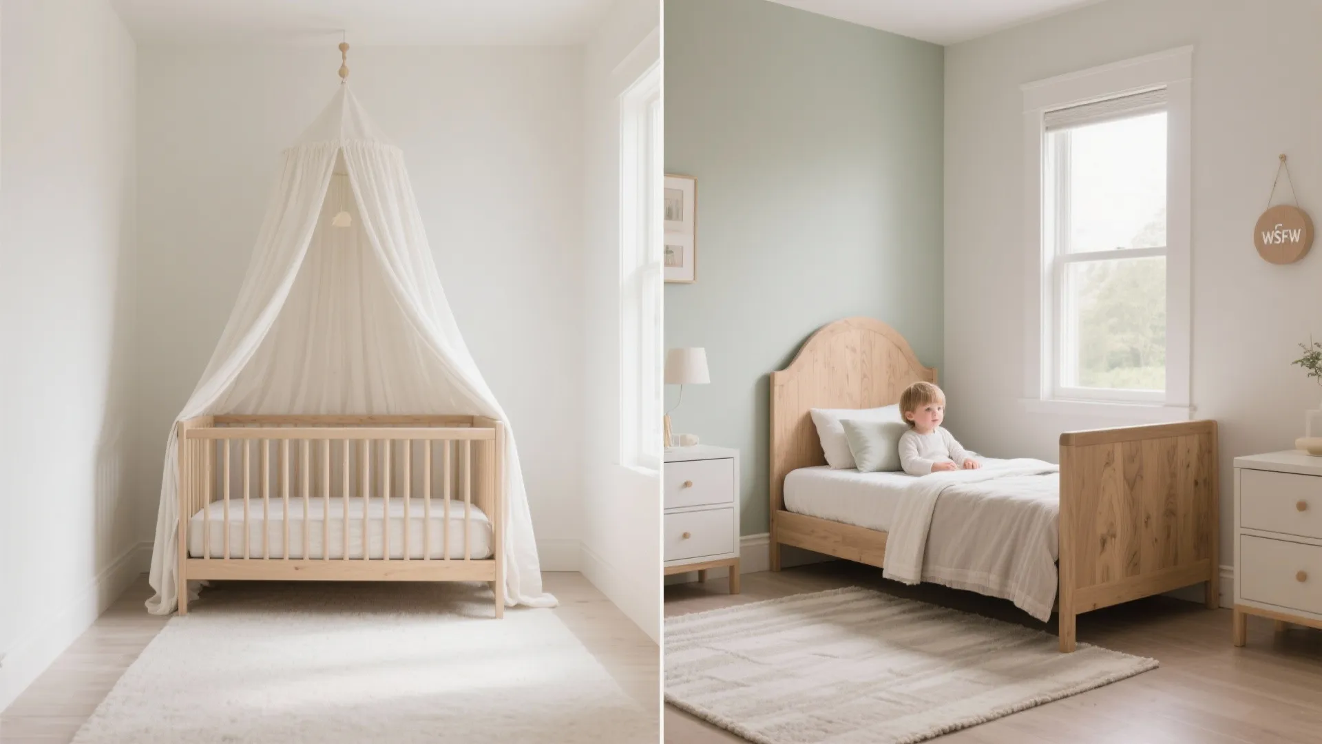 Grow-with-baby furniture and personal touches