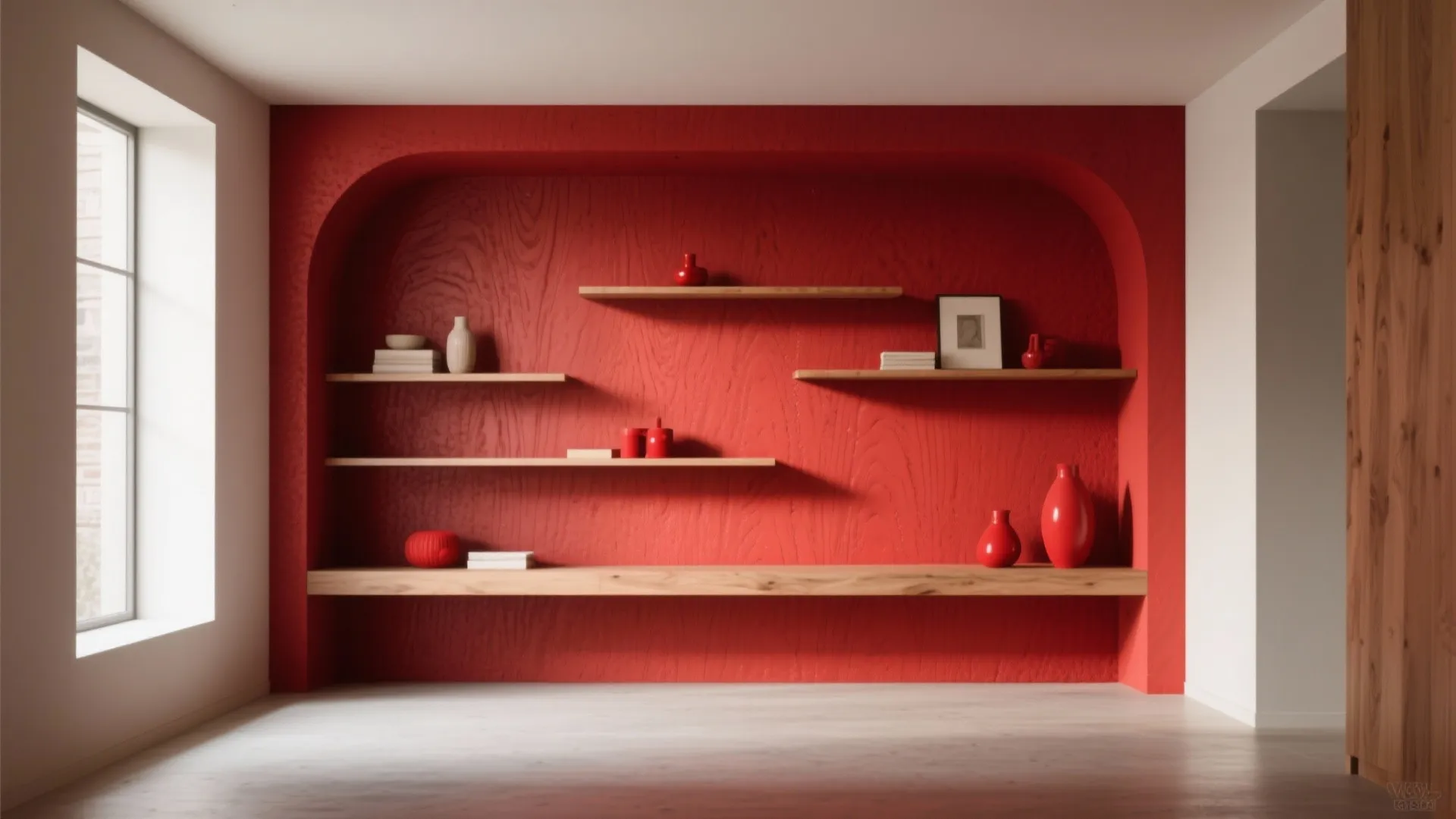 2. Use red in architectural details