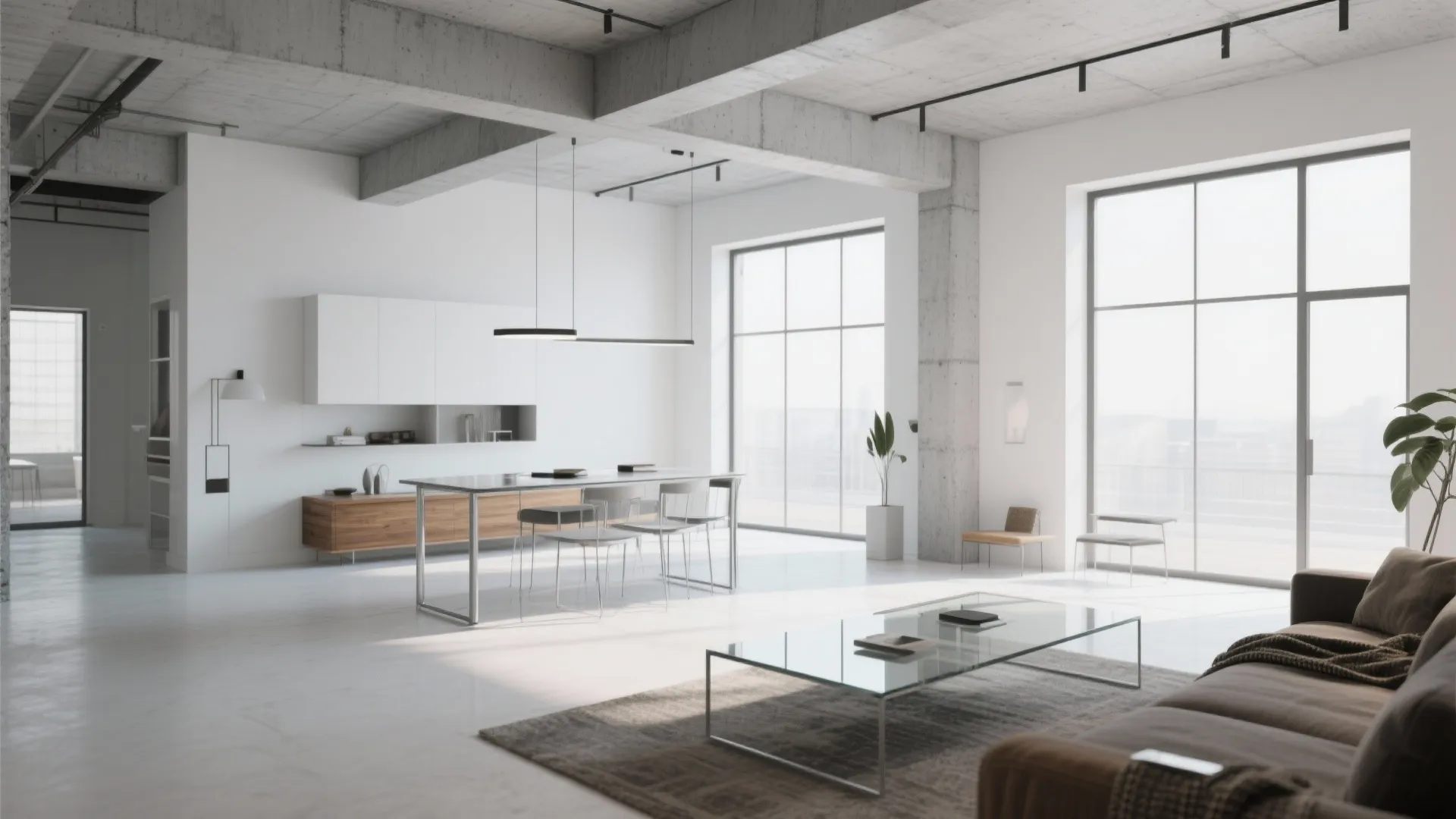 Crisp Cool Whites for Modern Minimalism