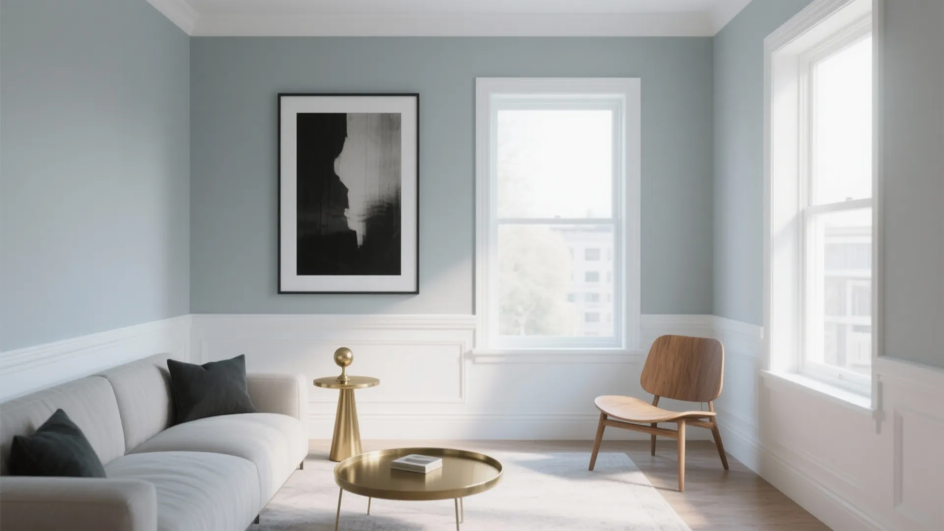 2. Crisp Light Grey (bright and modern)