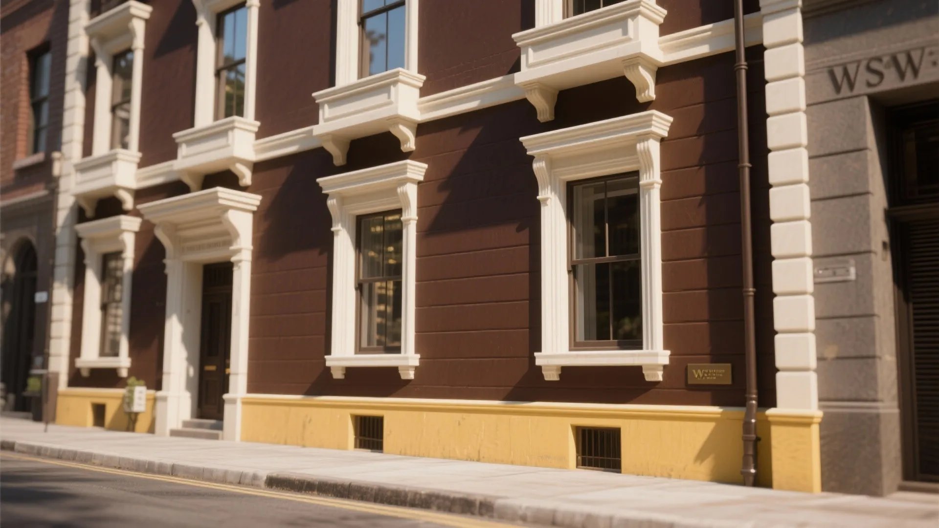 1. Pair dark brown with a crisp trim