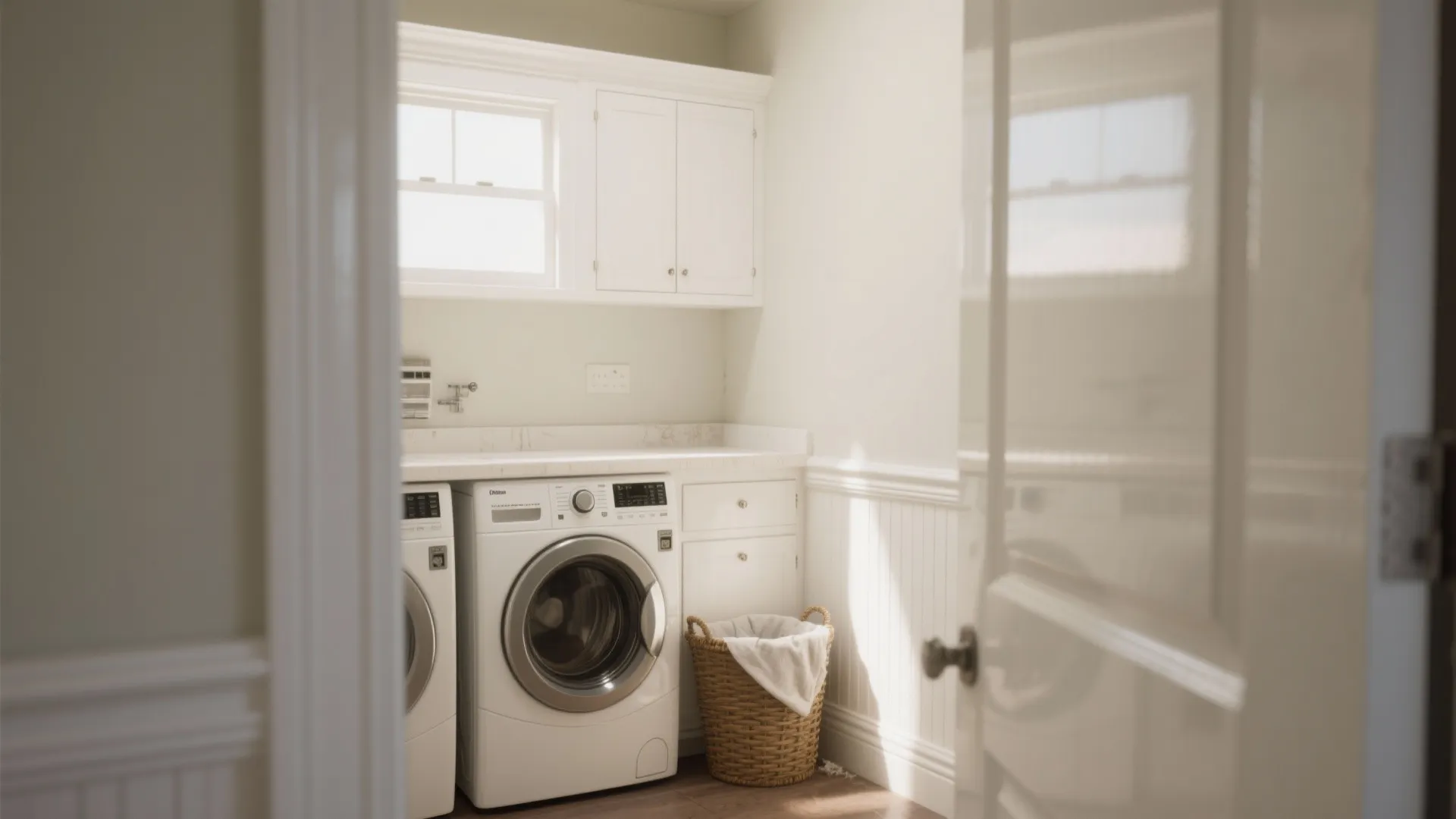 1. Crisp White with High-Gloss Trim