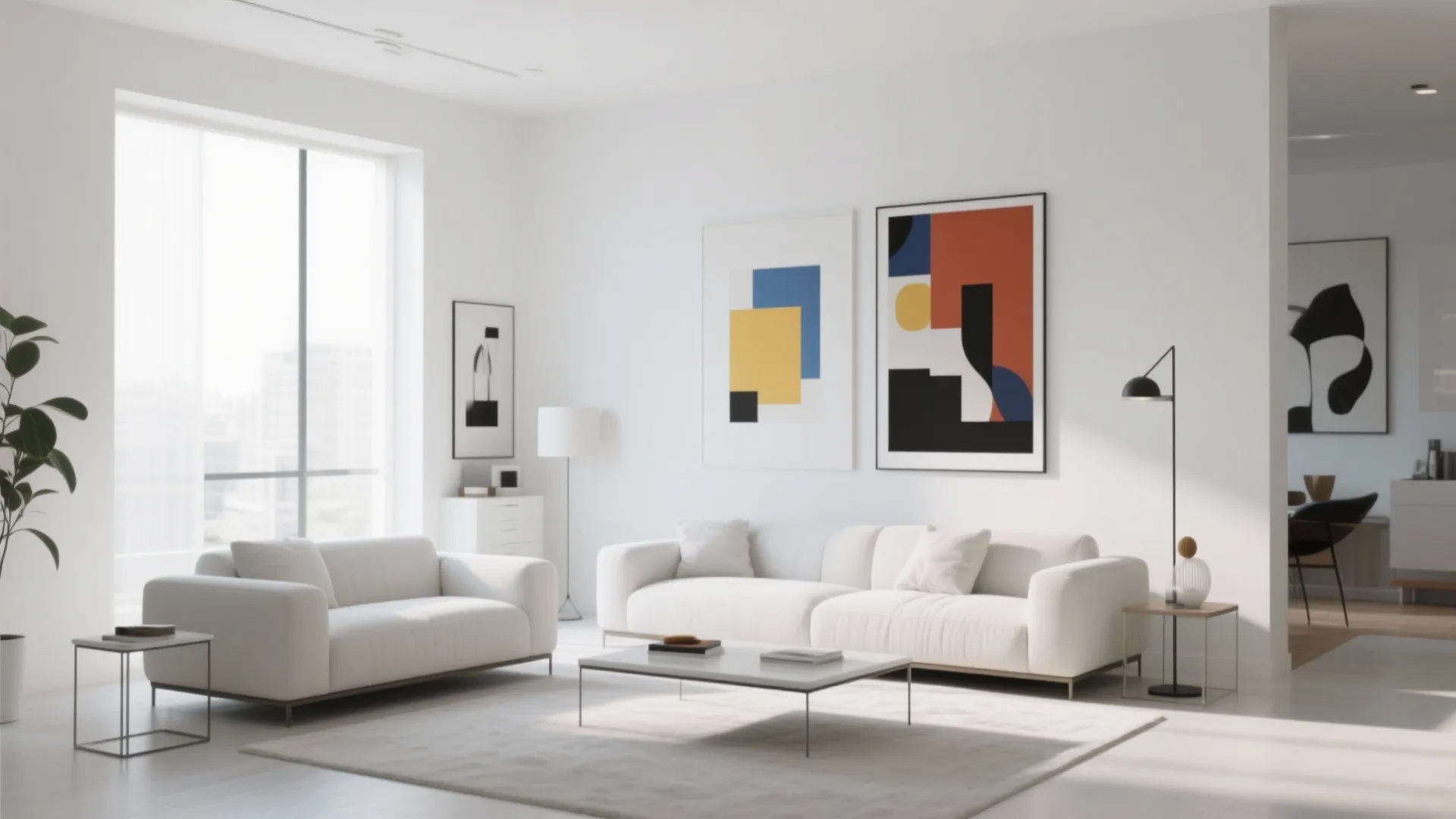 7. Crisp White Minimalism