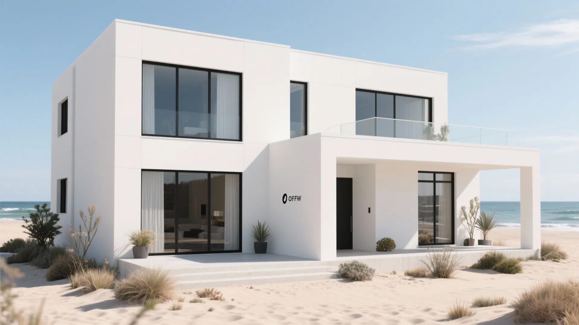 2. Crisp White Minimalism