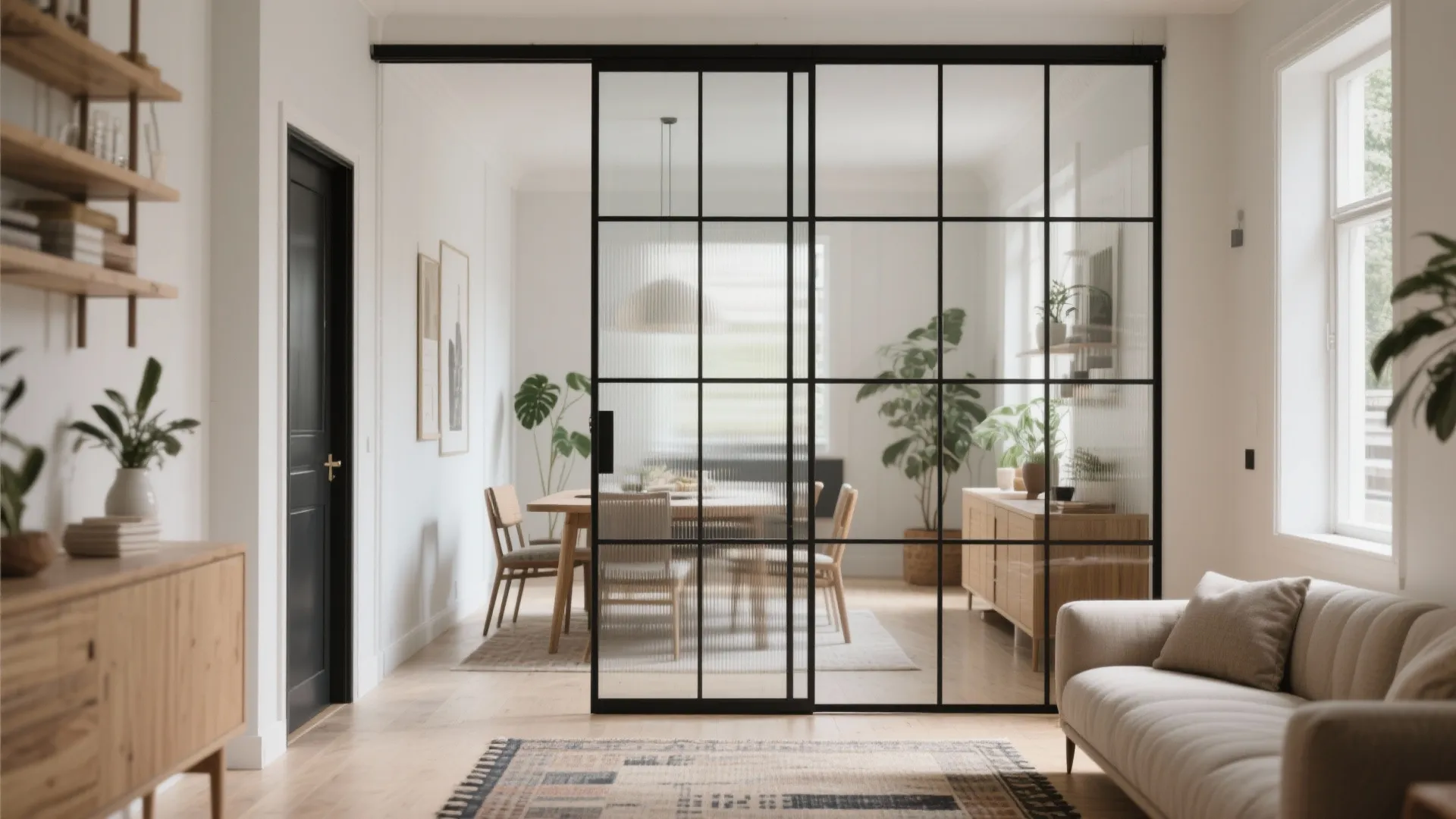 Framed Glass and Steel Partitions (Crittall Style)