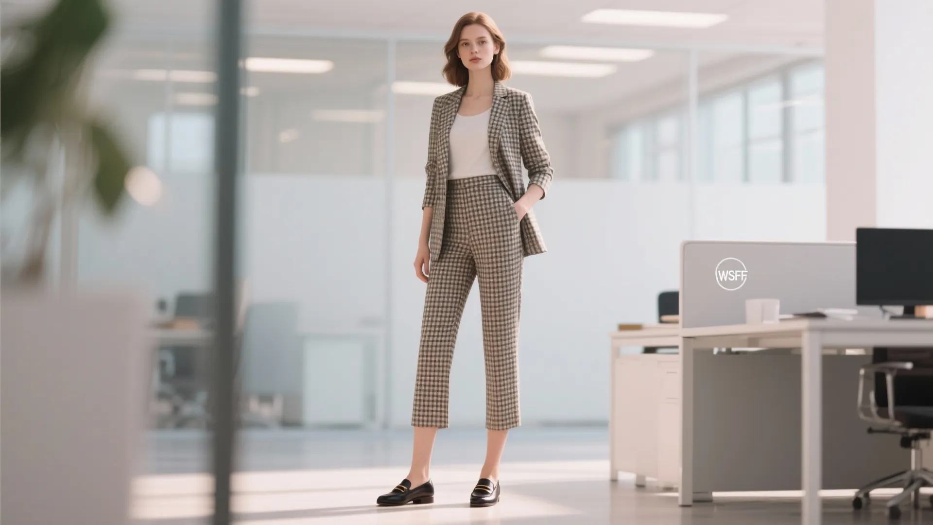 3. Cropped Trousers + Loafers