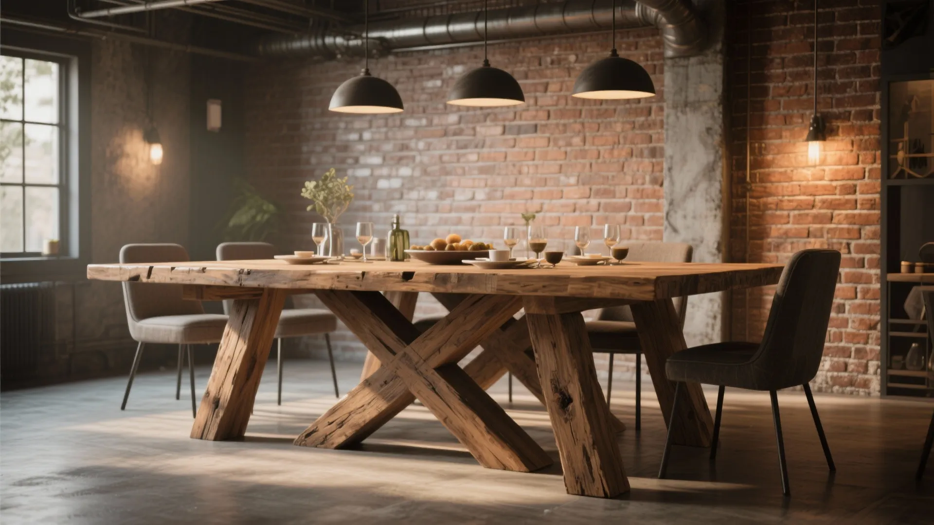 3. Cross-Leg (X-shape) Design