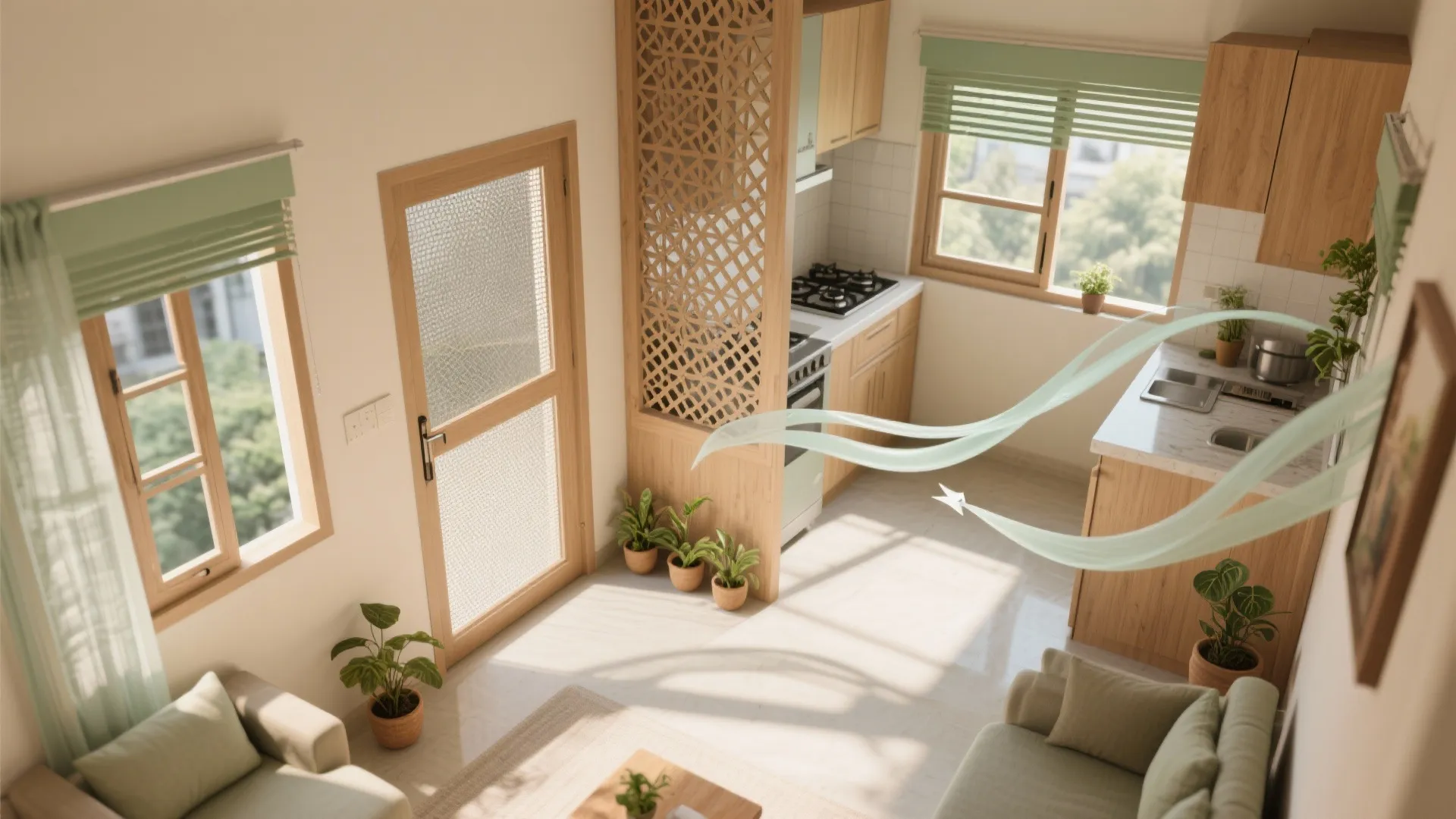 Climate-Savvy Cross Ventilation for Coimbatore