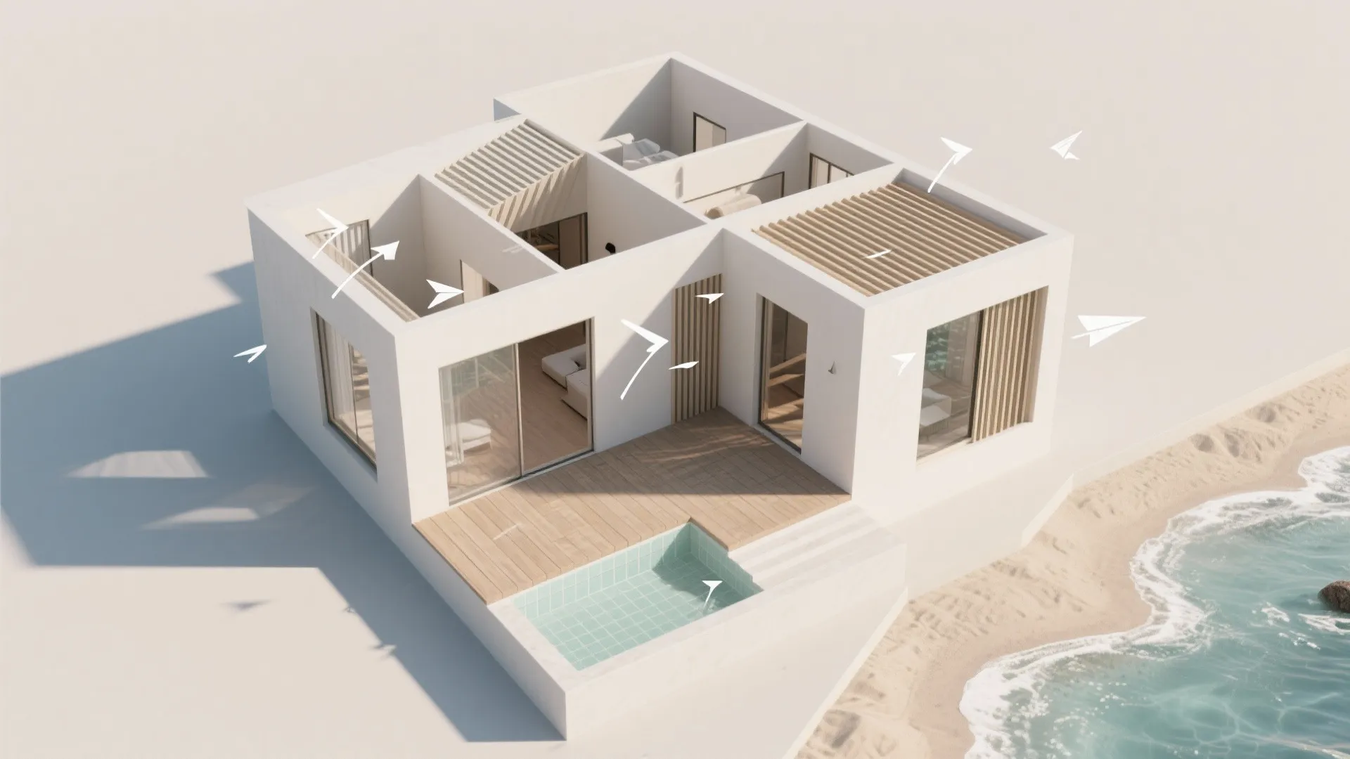 1) Seamless Indoor–Outdoor Living That’s Salt-Smart