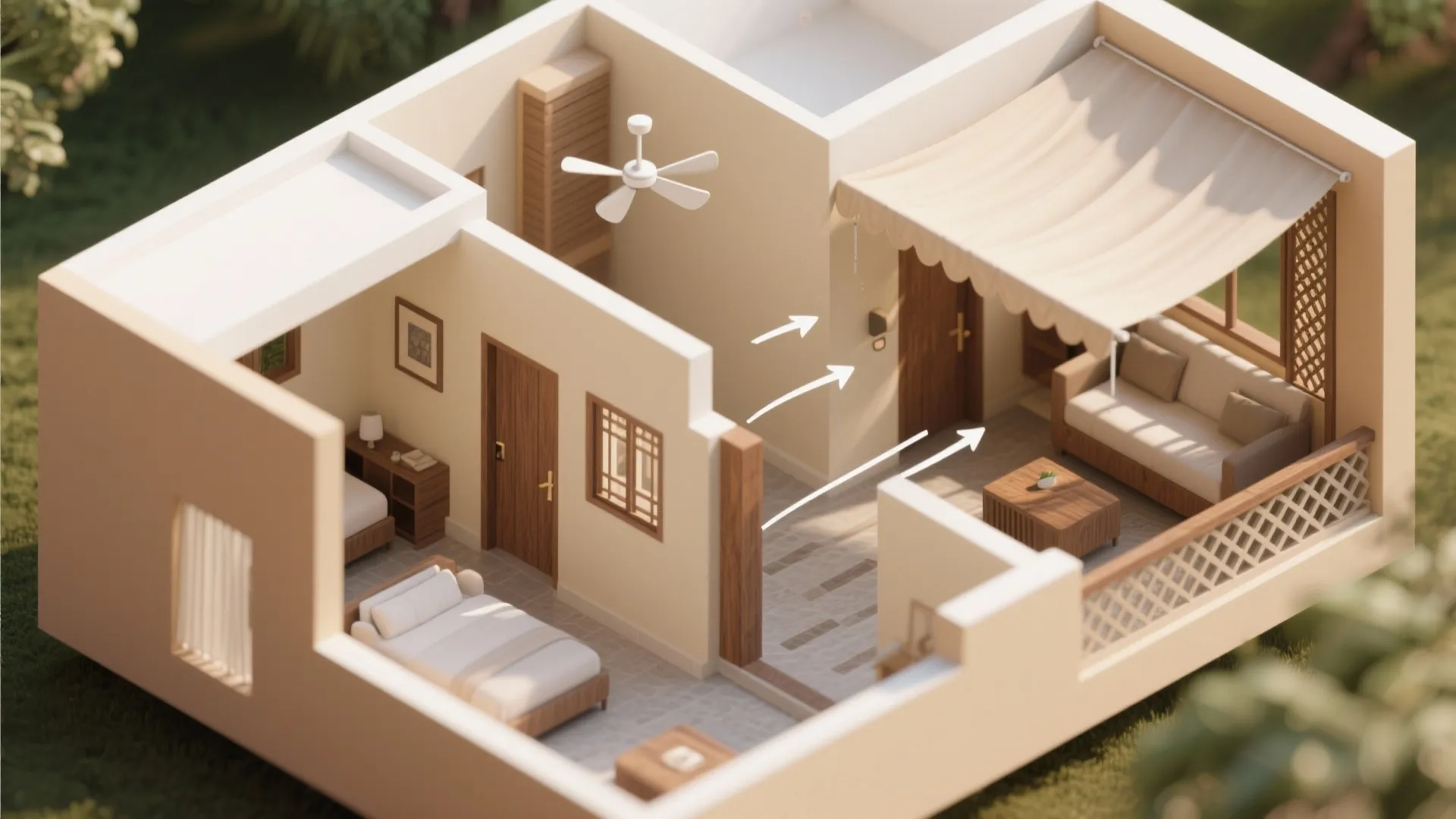 Climate-smart layout and cross-ventilation