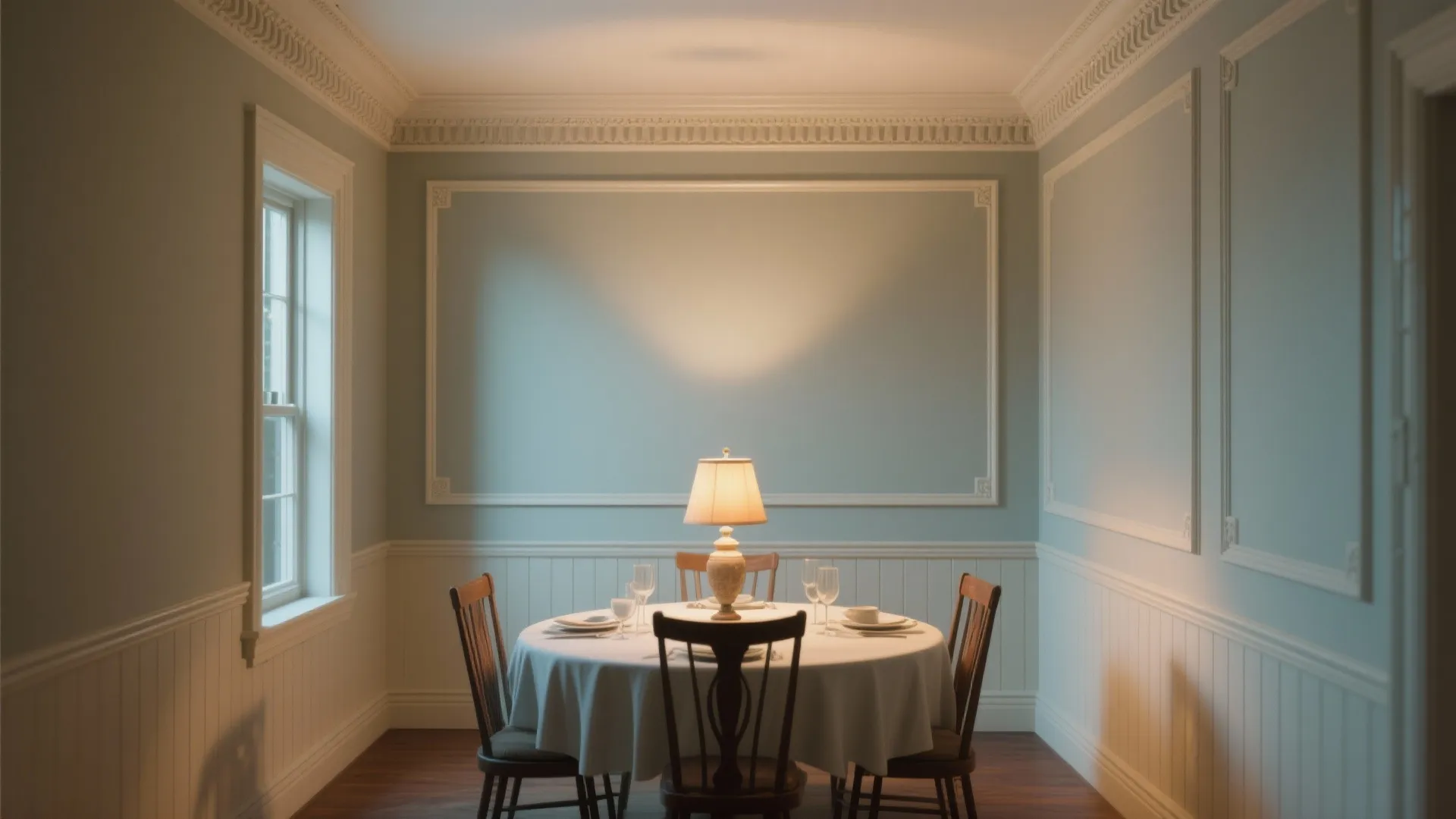 4. Ornamental Crown and Chair Rail Combo