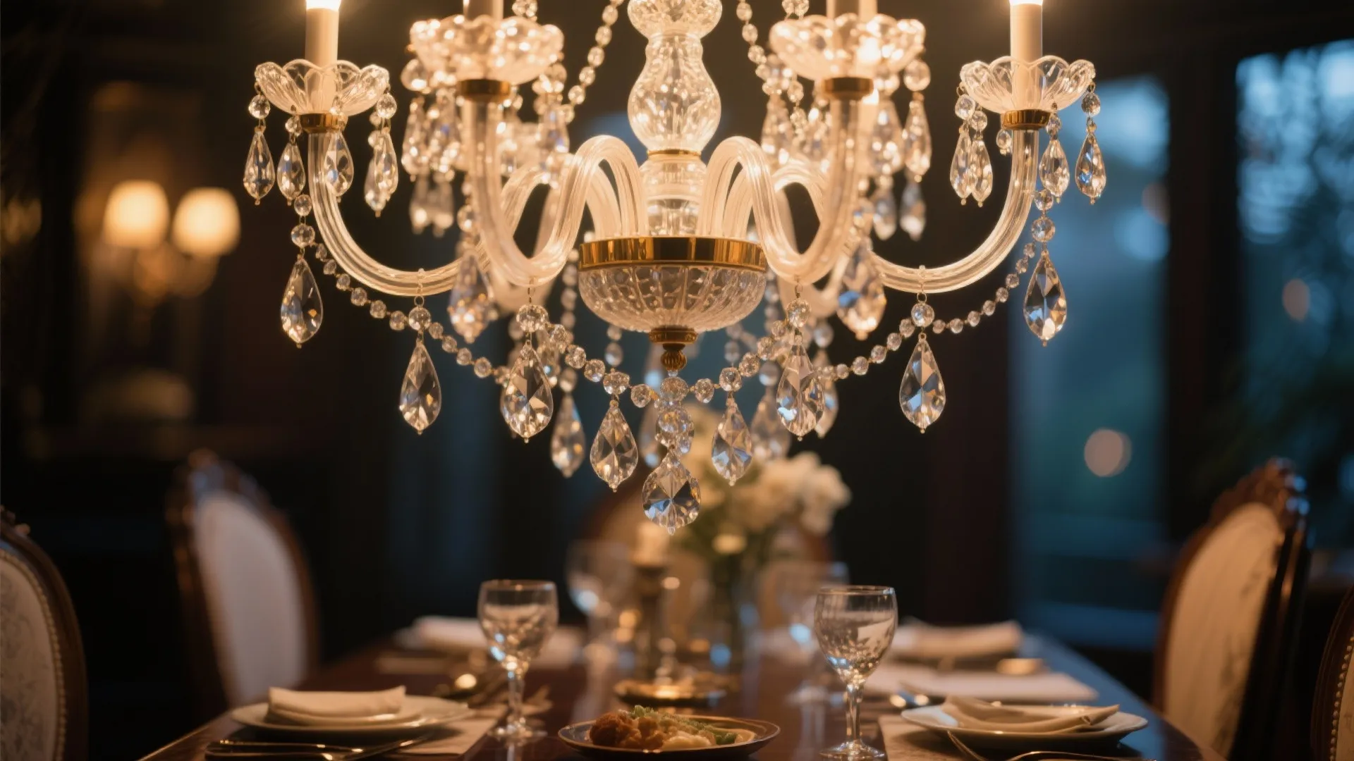 4. Install a Classic Chandelier