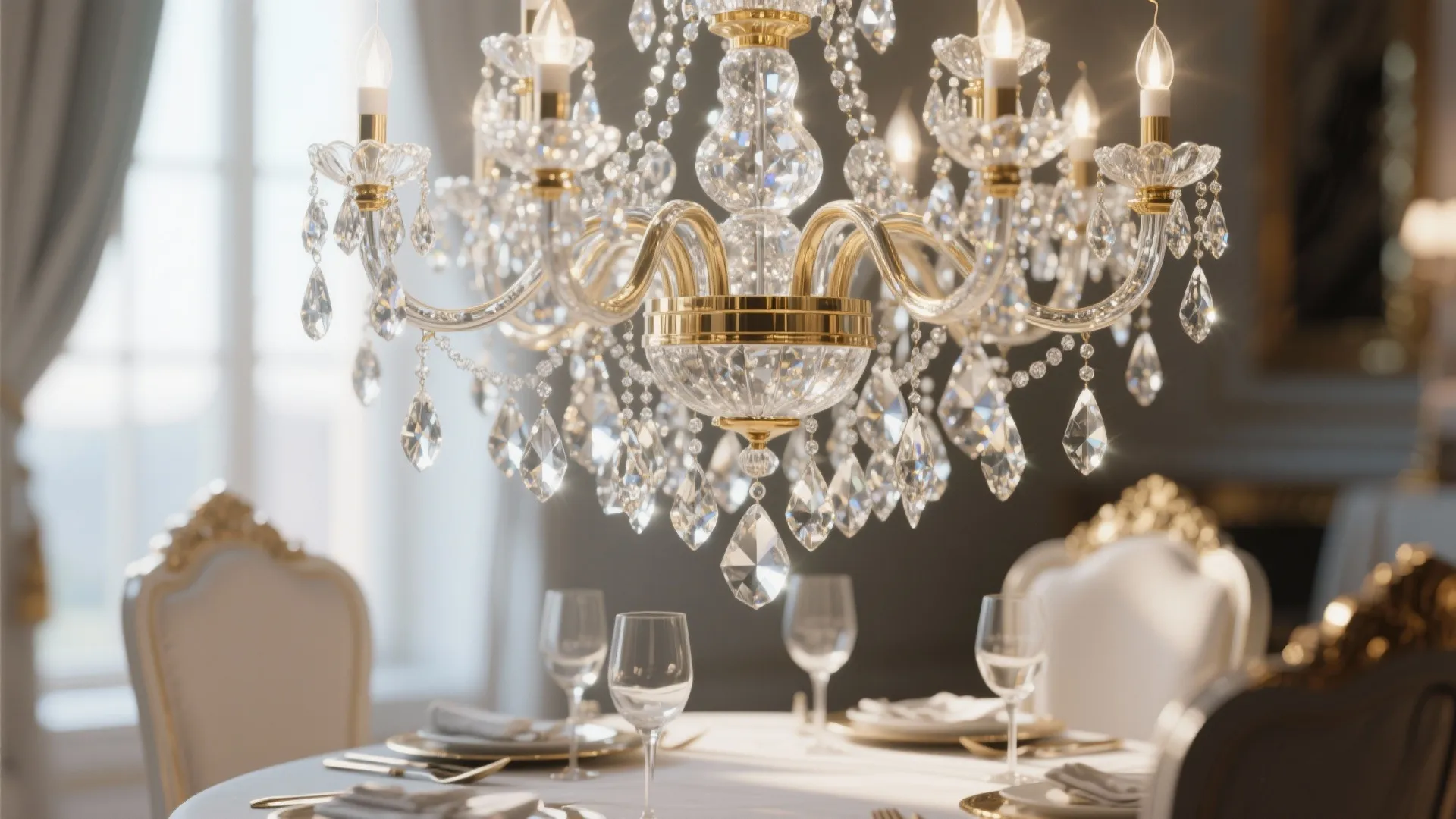 1. Statement Chandelier