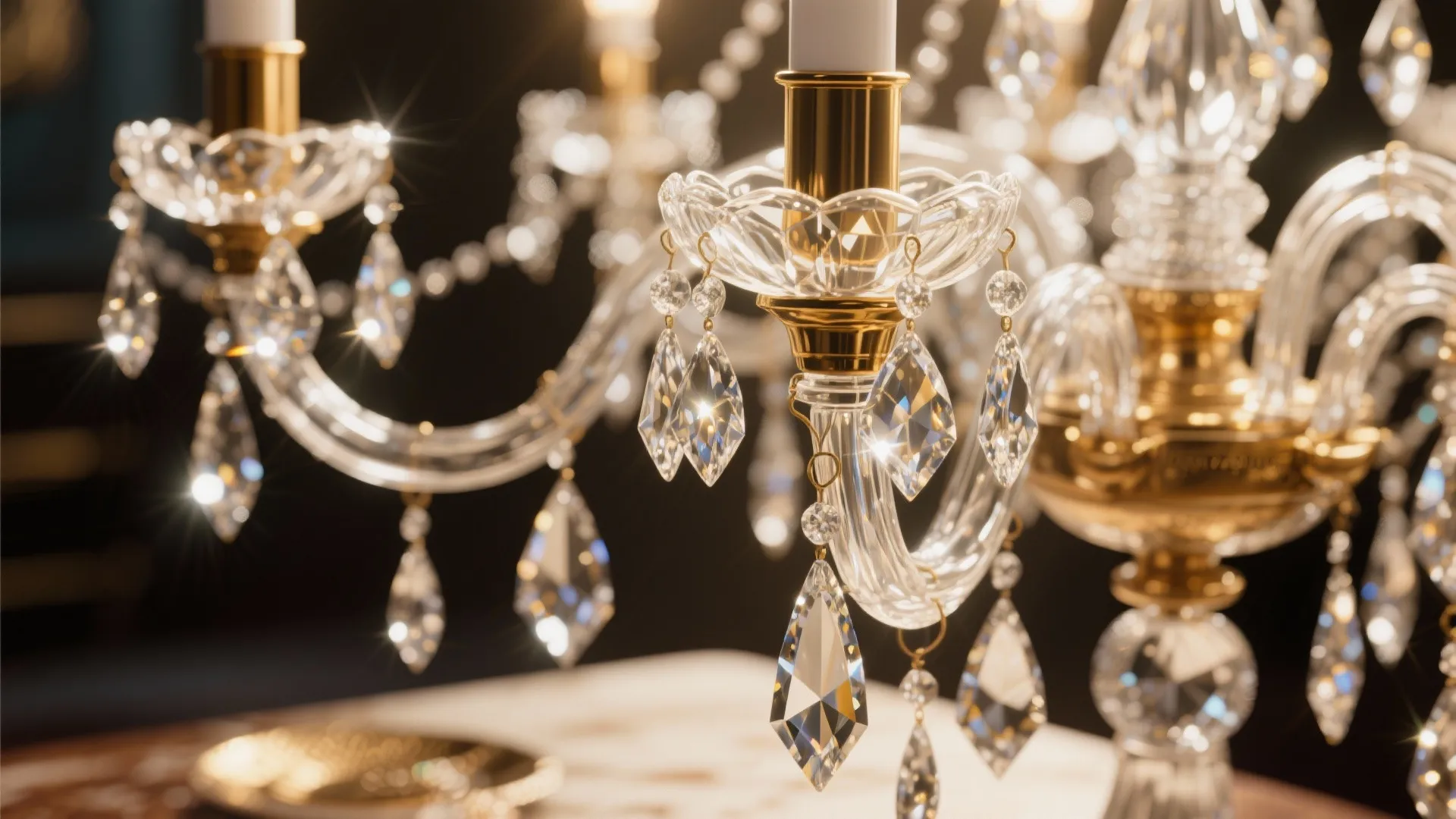 1. Crystal Chandeliers