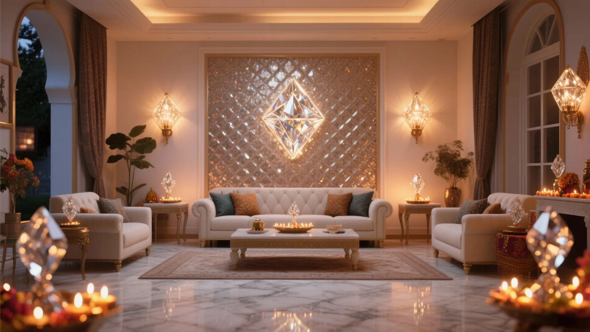 Crystal Prism Glam Lights