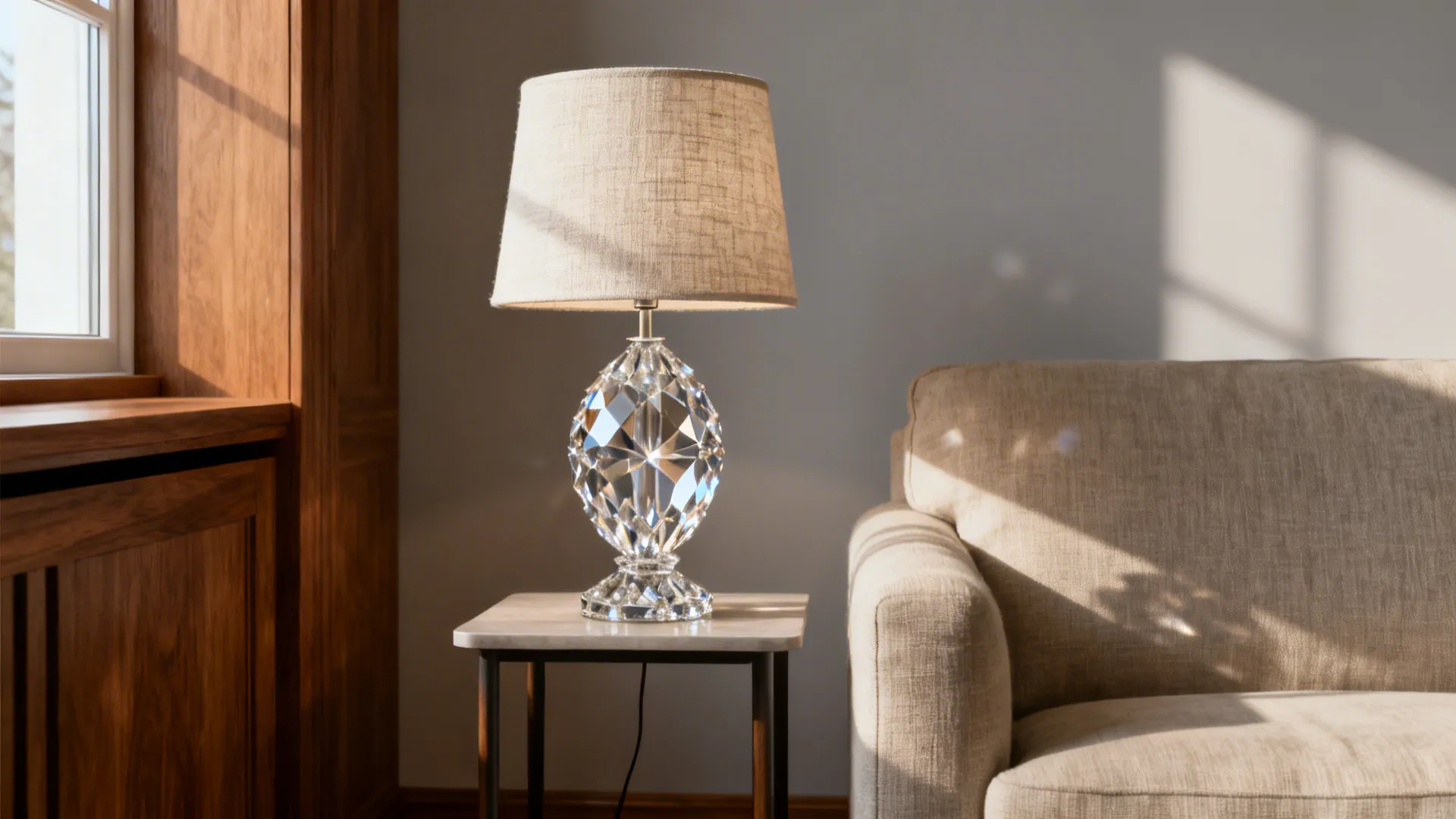 5 Crystal Table Lamp Ideas for Living Rooms