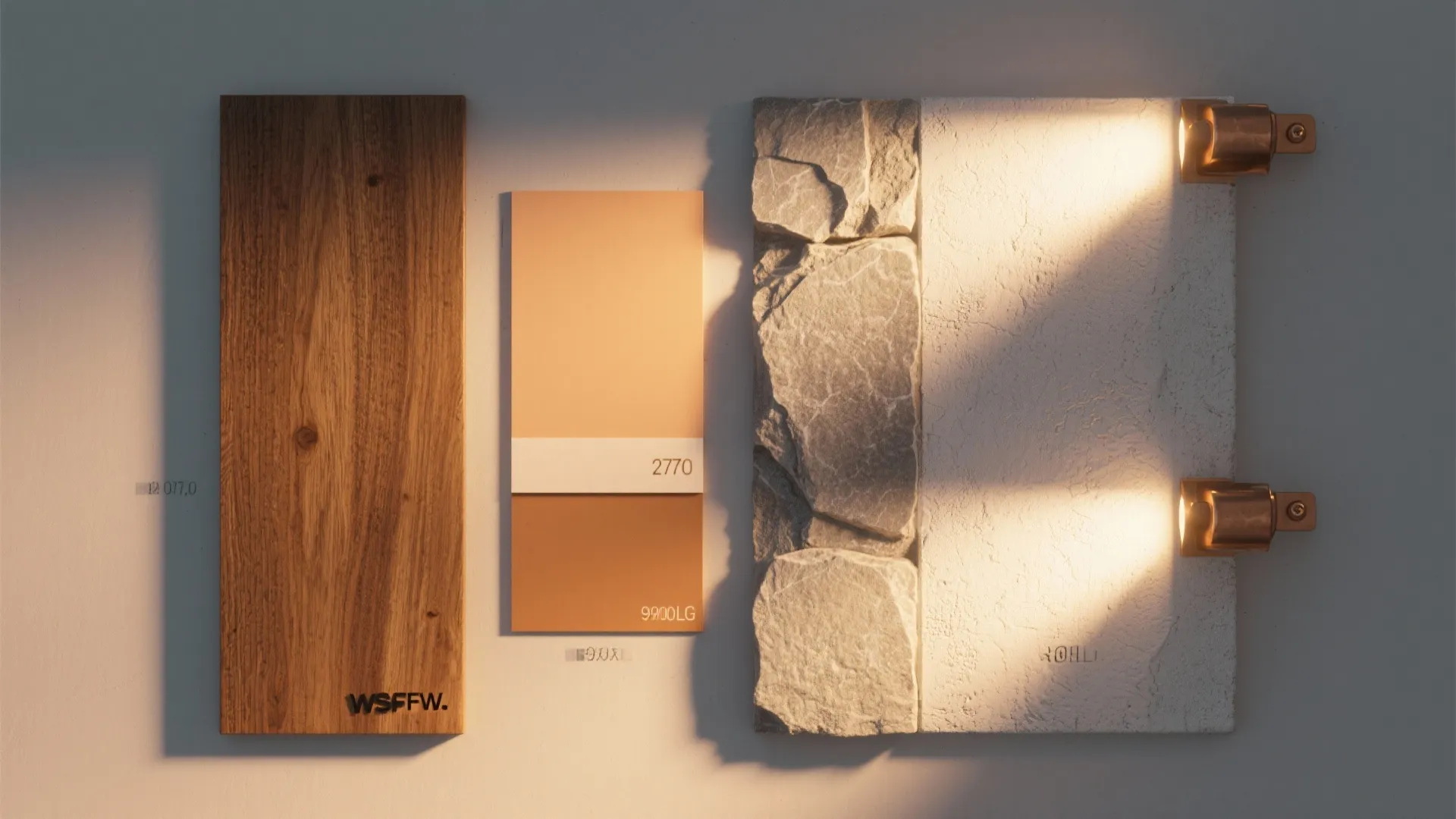 4) Tune color temperature to your materials