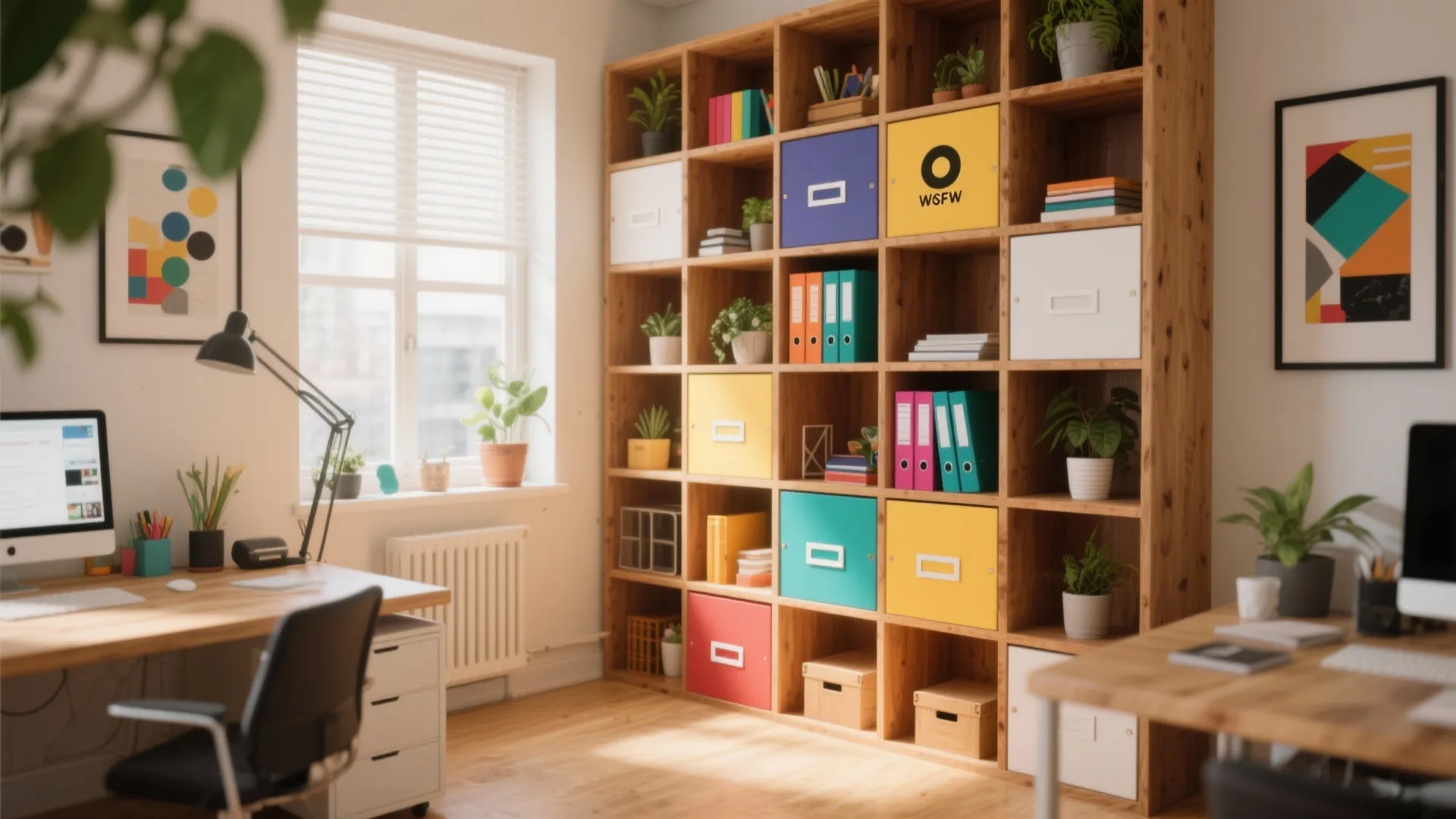 2. Cubby Shelving for Easy Sorting