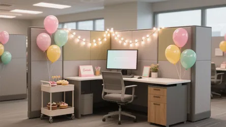 10 Office Cubicle Birthday Decoration Ideas