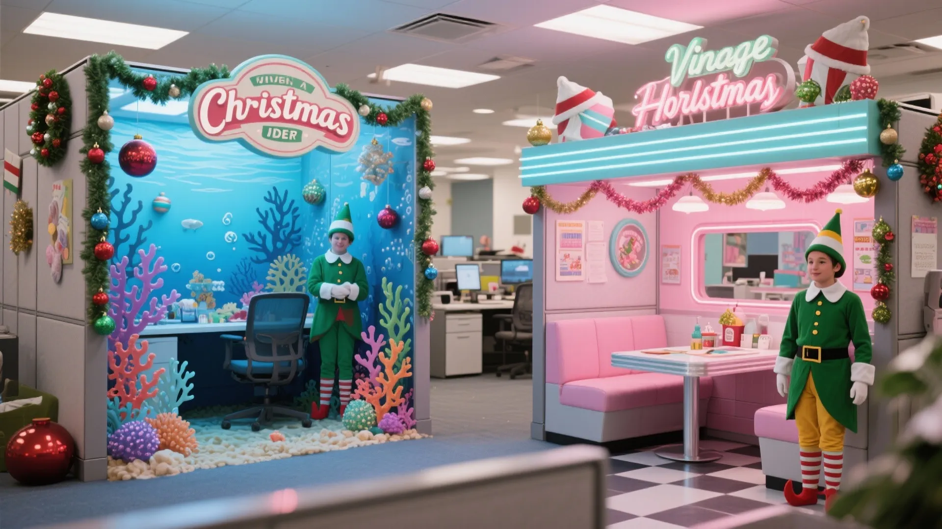 1. Theme-Based Cubicle Transformation