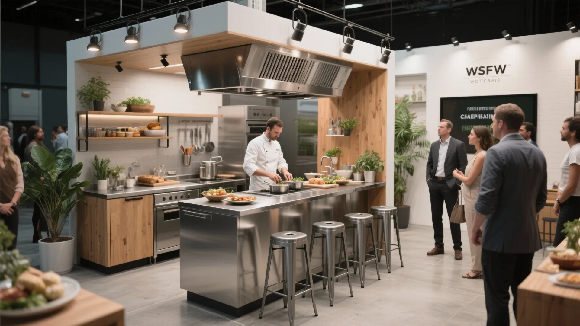 2. Culinary Demo Corners