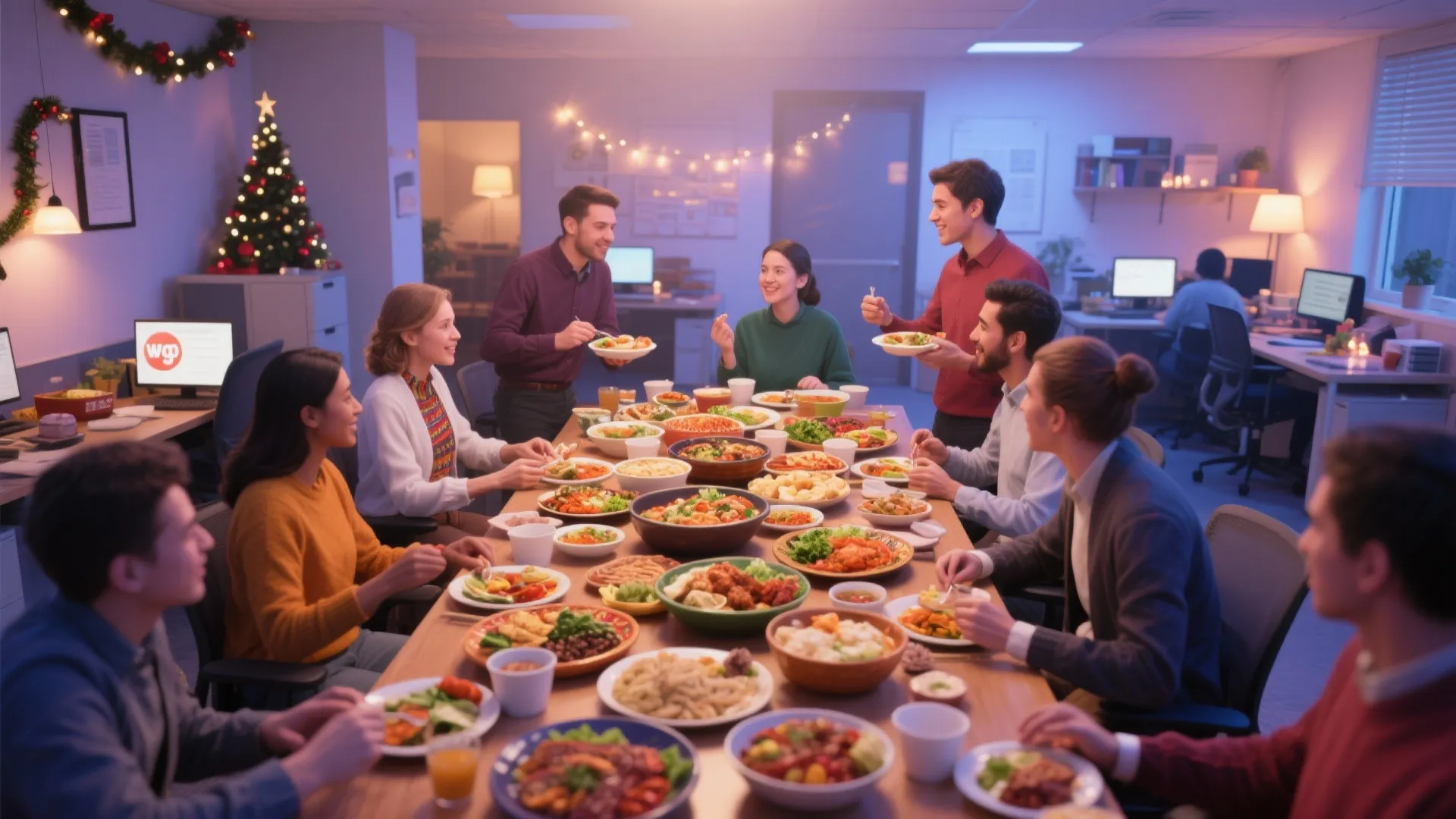 6. Potluck with Cultural Flavors