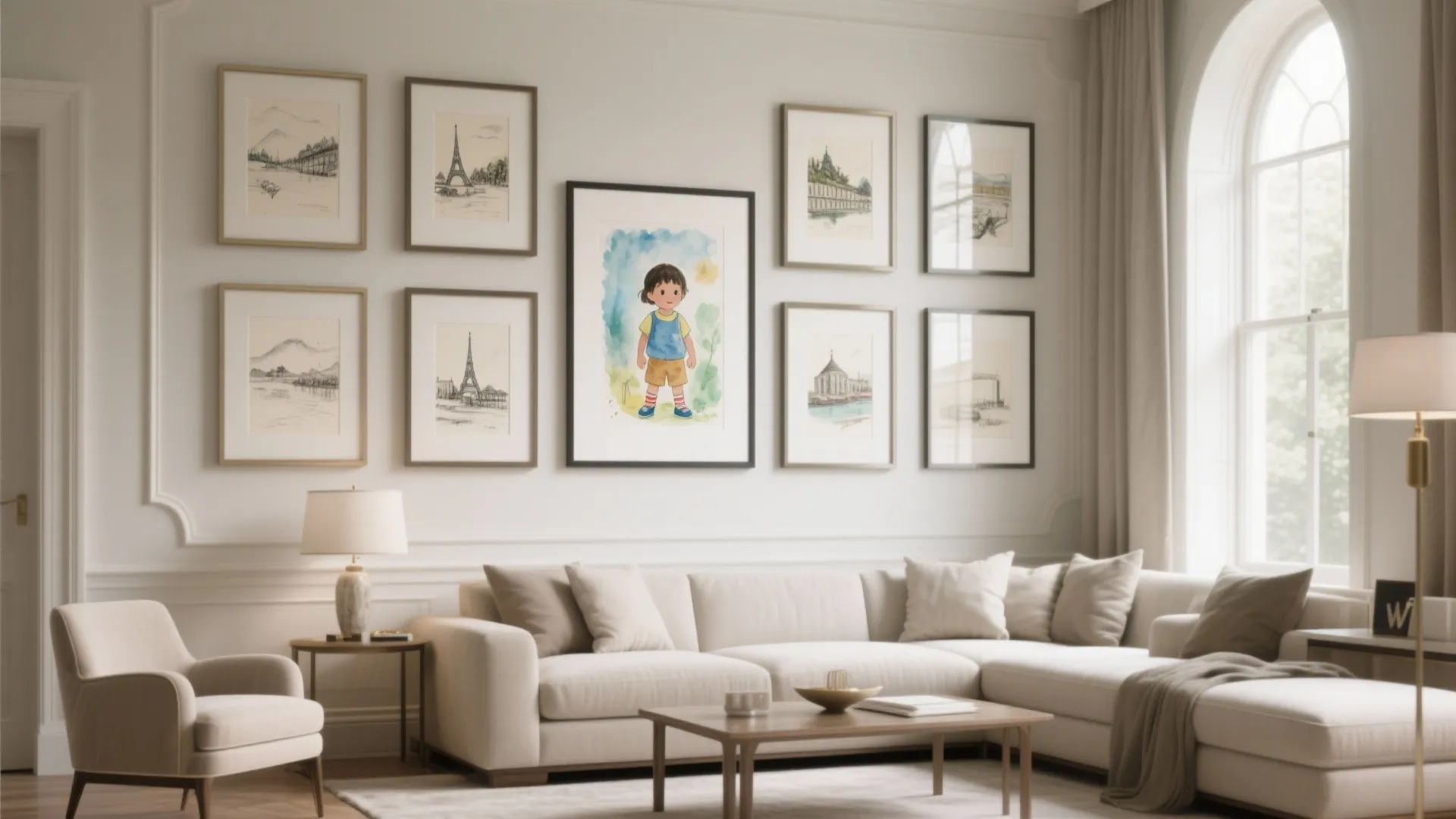 Curated Art Walls With Museum-Level Framing