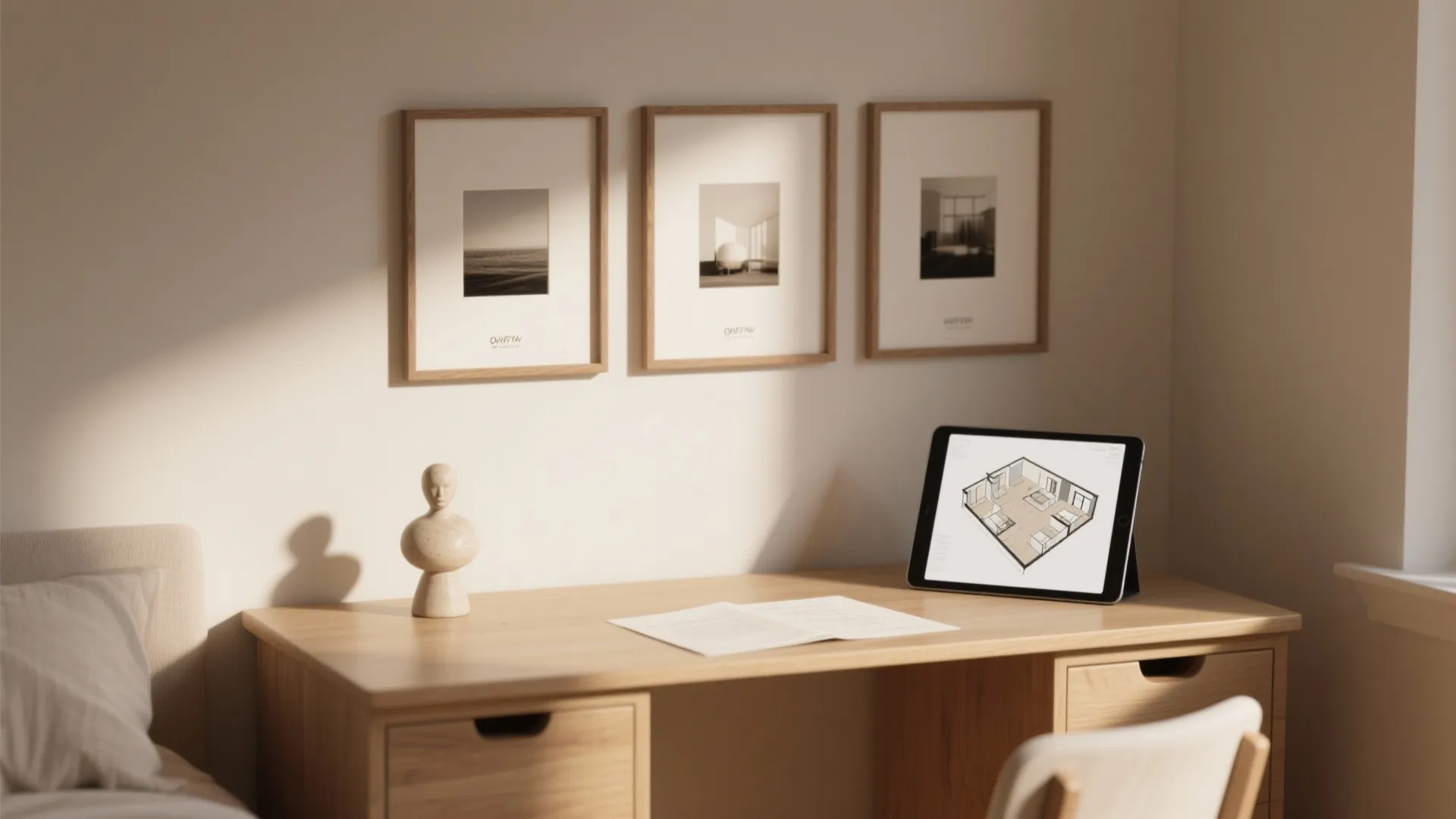 3. Personal Curated Desk Gallery