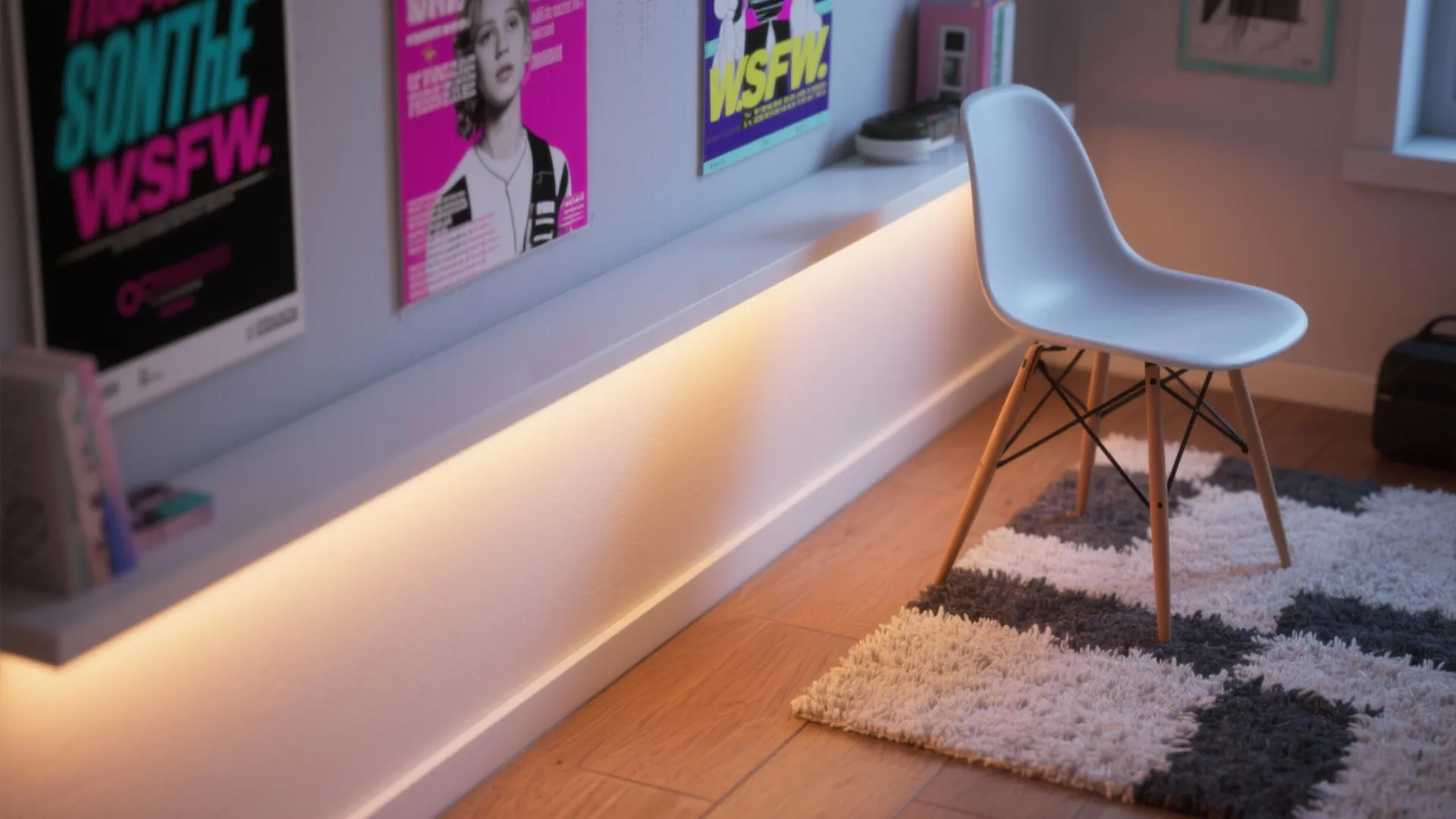 5. Curated personality with minimal footprint