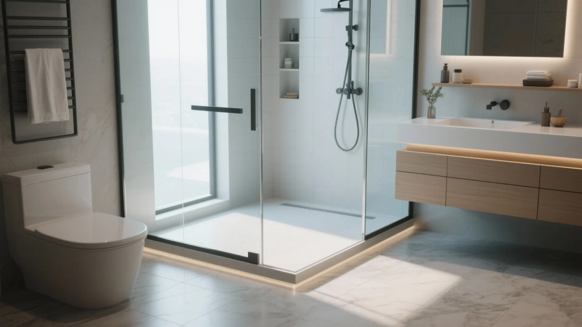 6. Curbless Showers for Seamless Entry