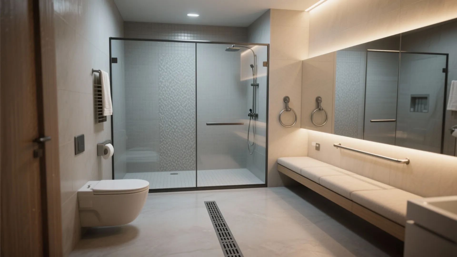 Choose a Curbless Shower