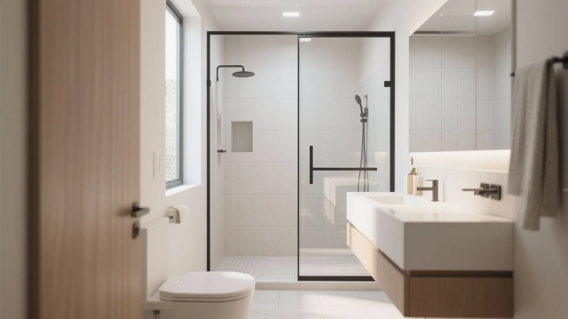 7. Curbless Shower Design
