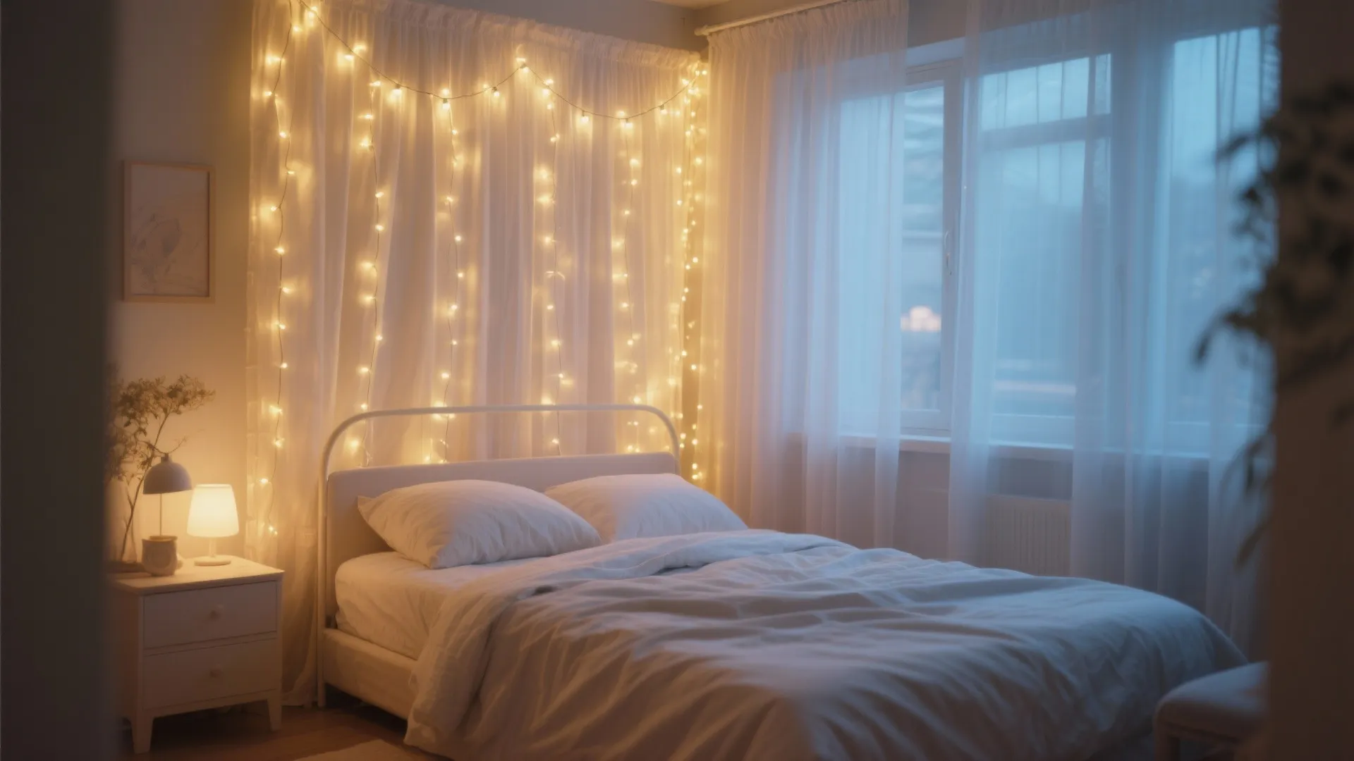 1. Curtain Backdrop Glow